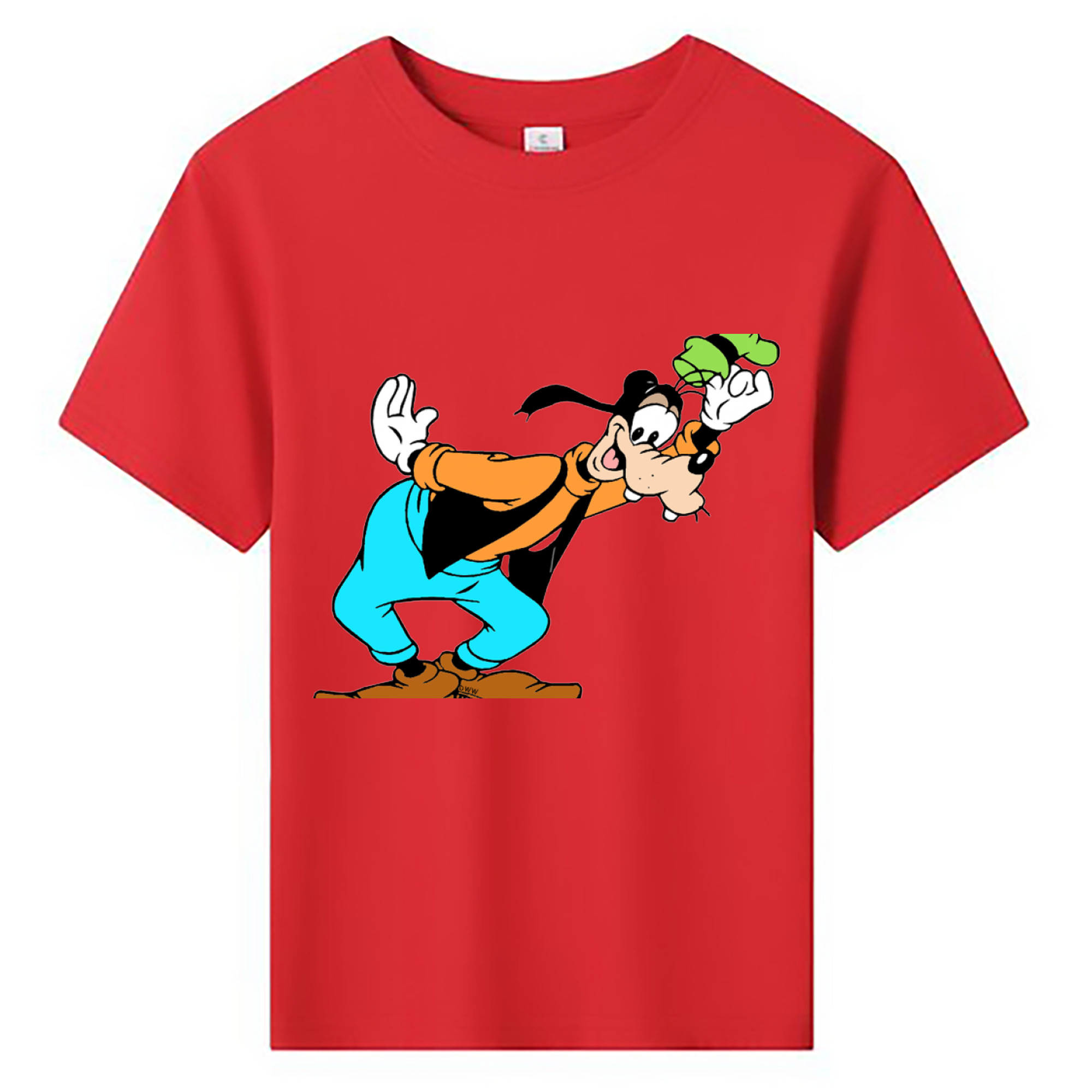 ミッキーマウス Mickey Mouse 綿100％キッズTシャツ（フロントプリント）