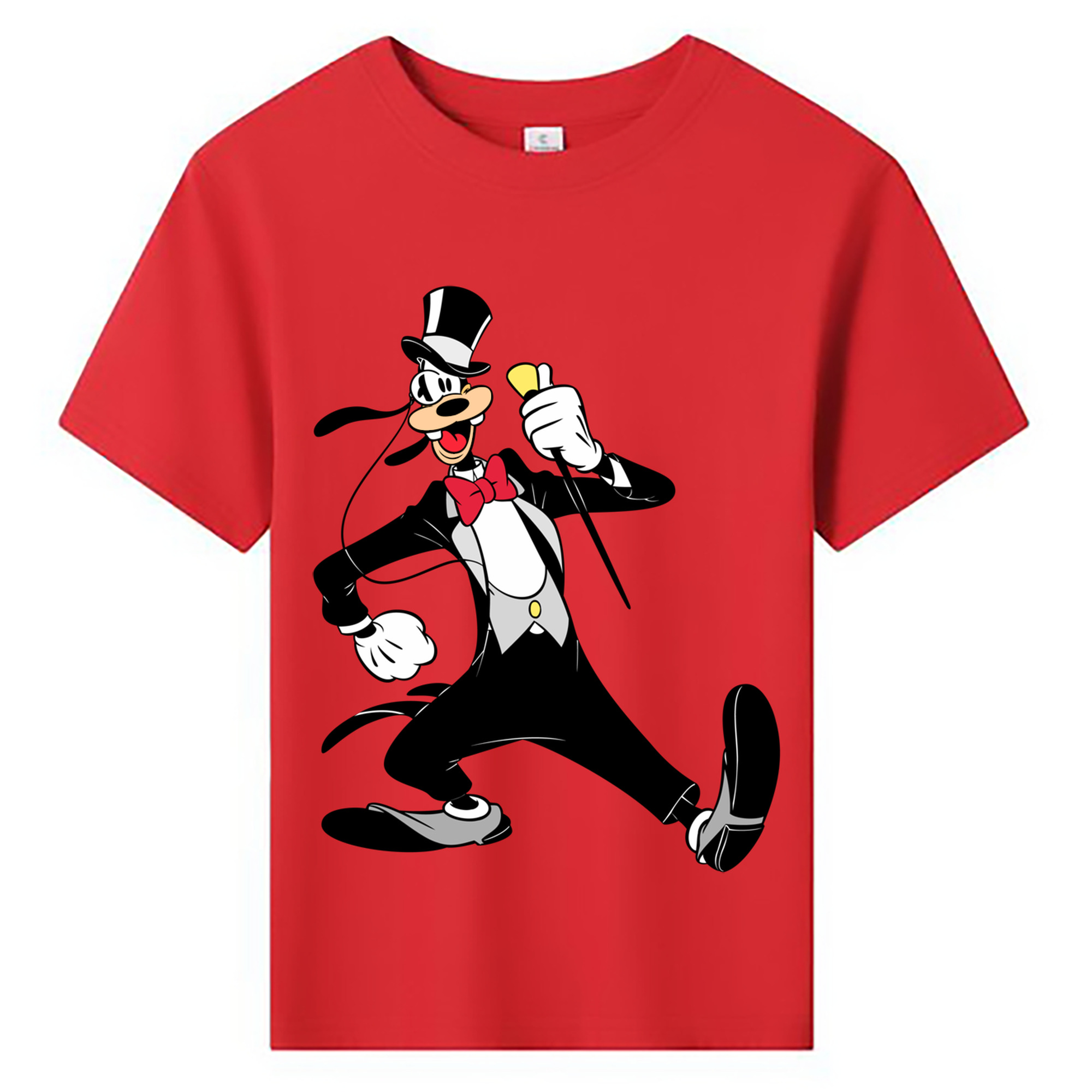 ミッキーマウス Mickey Mouse 綿100％キッズTシャツ（フロントプリント）