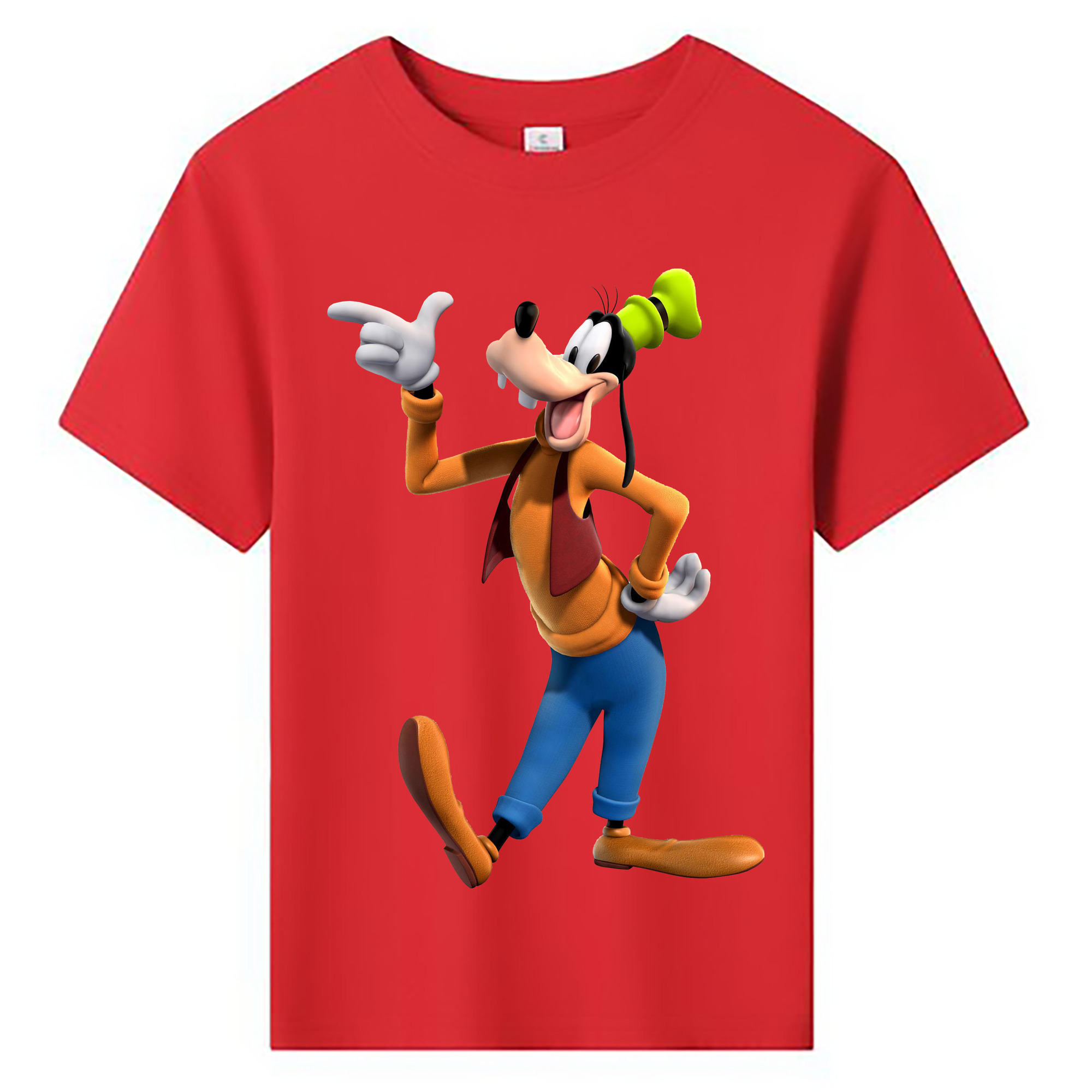ミッキーマウス Mickey Mouse 綿100％キッズTシャツ（フロントプリント）