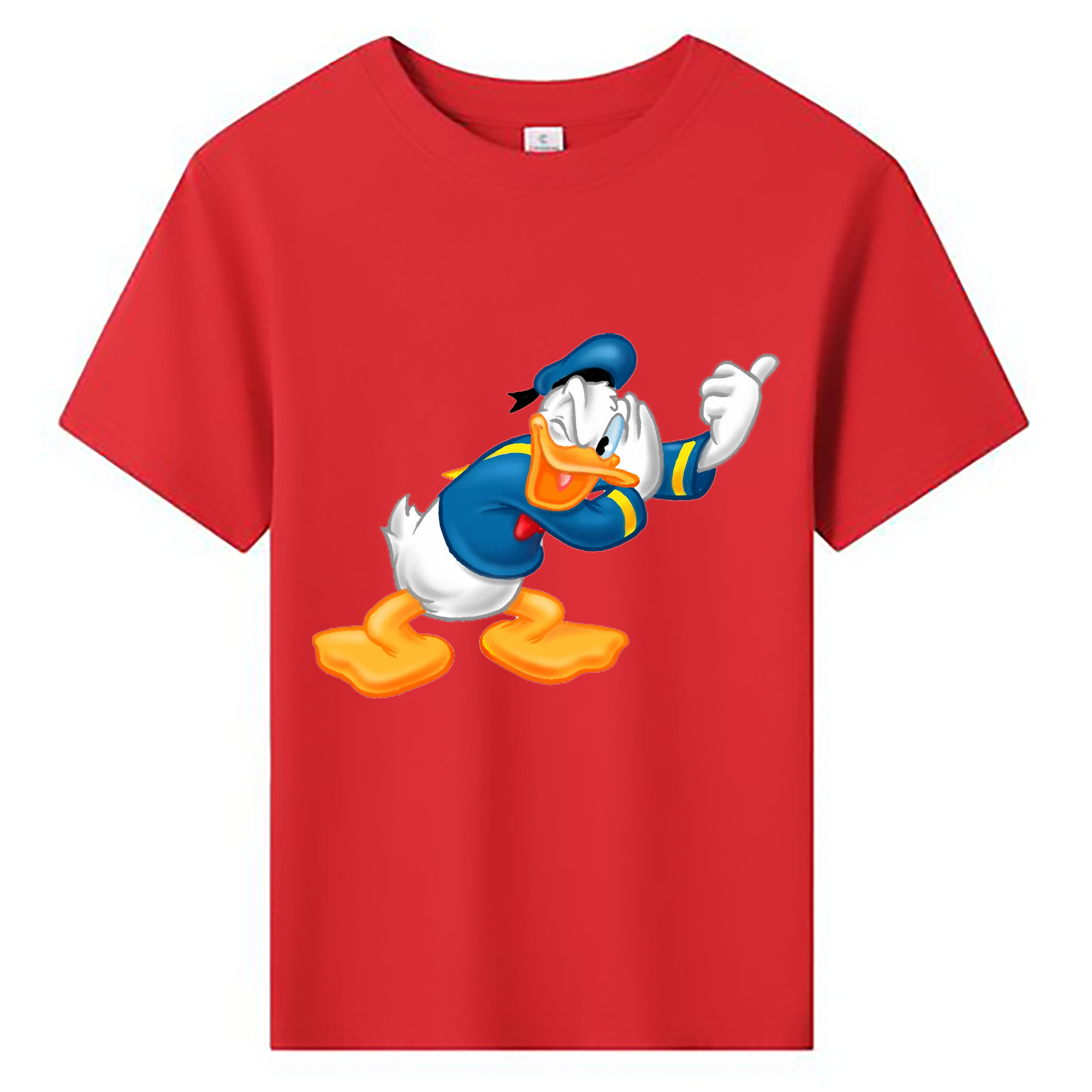 （画像用） ミッキーマウス Mickey Mouse 綿100％キッズTシャツ（フロントプリント）