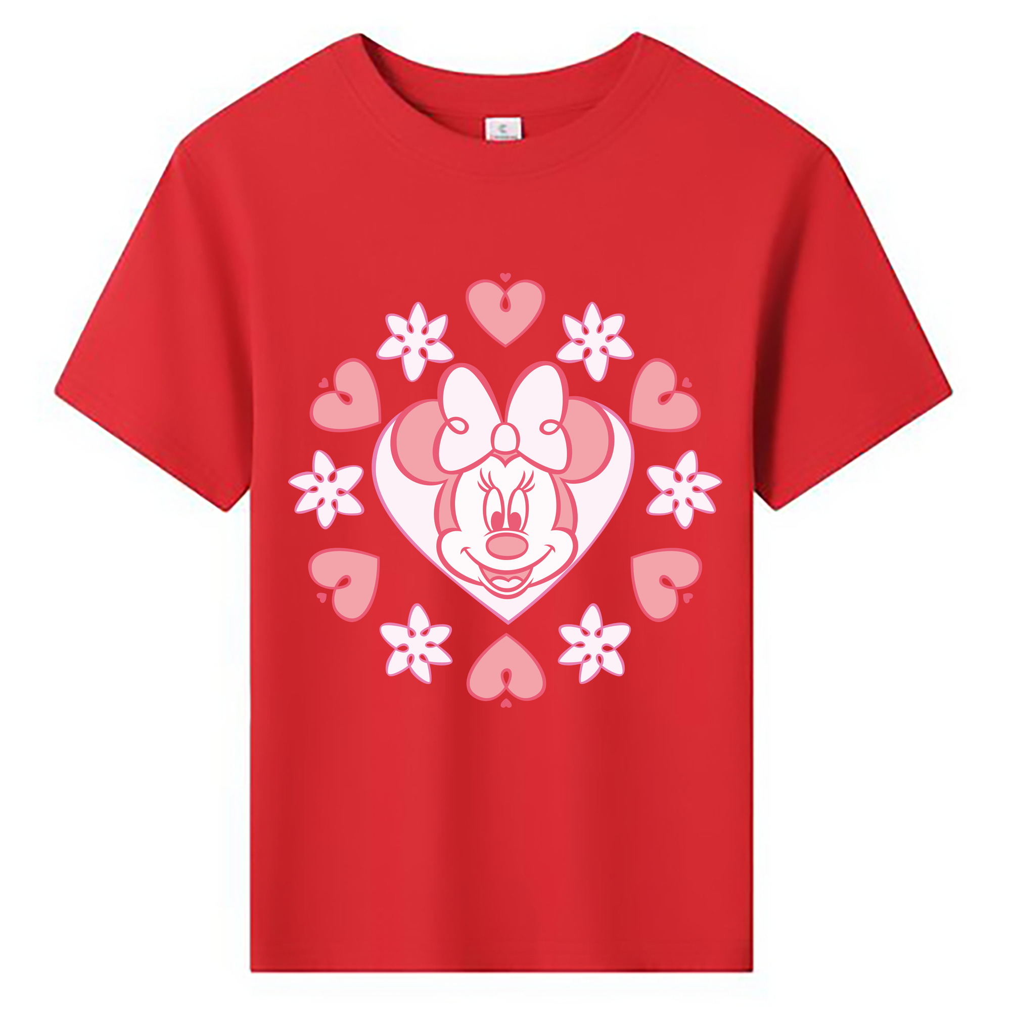 ミッキーマウス Mickey Mouse 綿100％キッズTシャツ（フロントプリント）