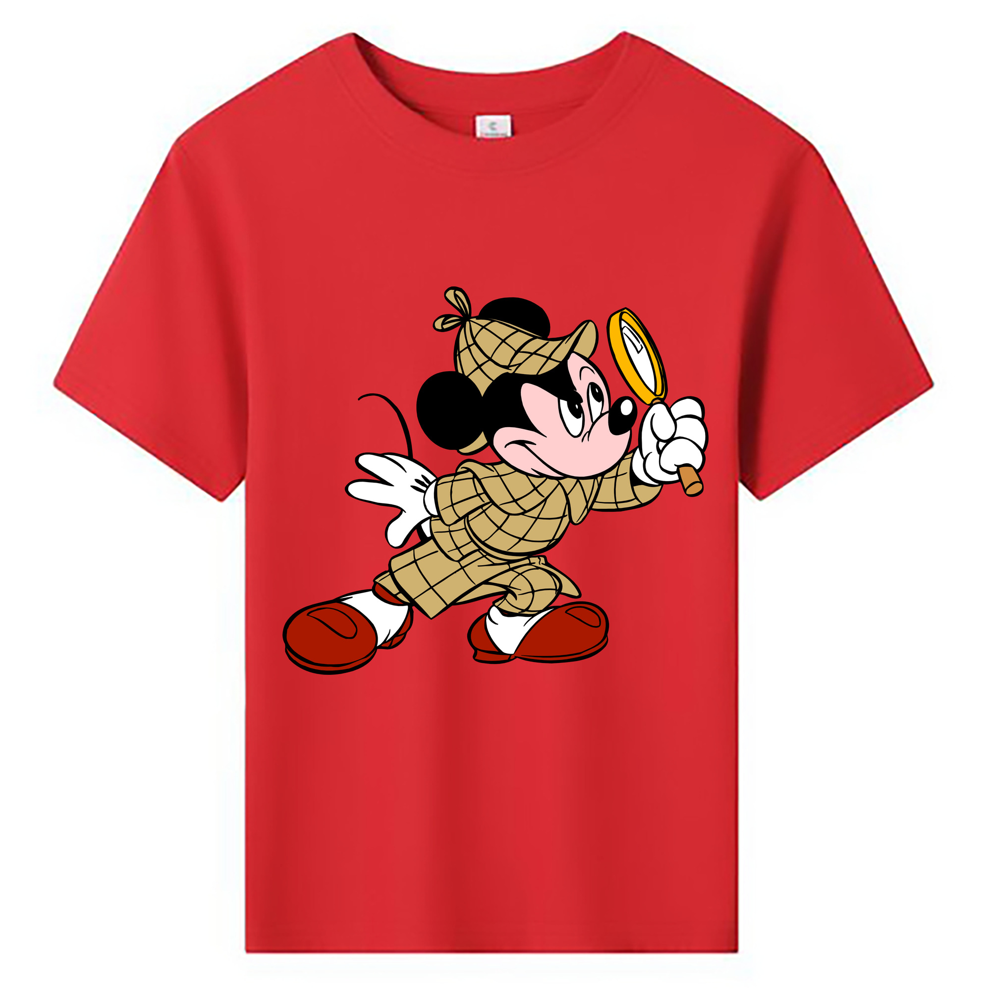 ミッキーマウス Mickey Mouse 綿100％キッズTシャツ（フロントプリント）