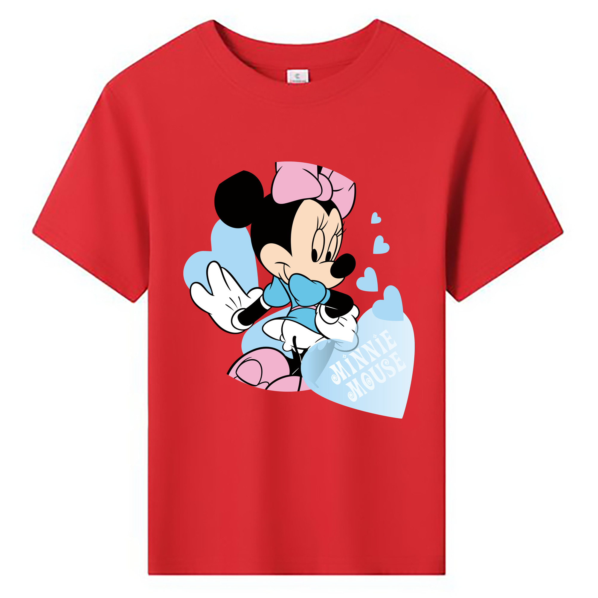 ミッキーマウス Mickey Mouse 綿100％キッズTシャツ（フロントプリント）
