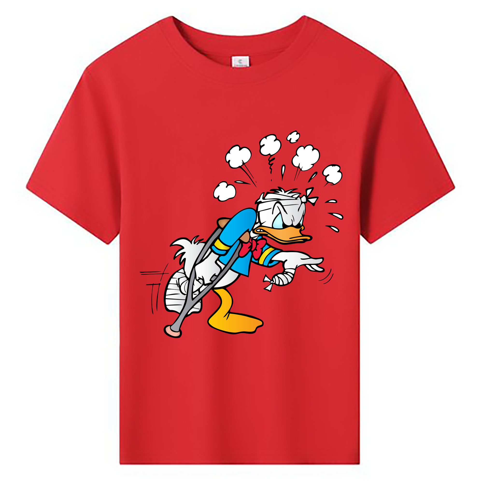ミッキーマウス Mickey Mouse 綿100％キッズTシャツ（フロントプリント）