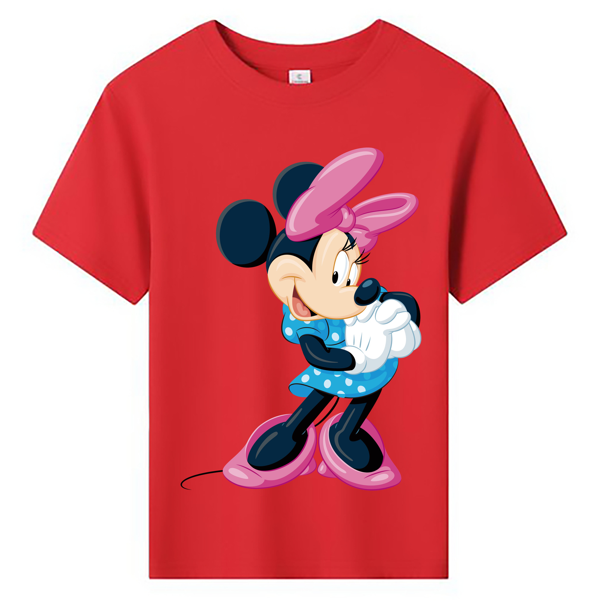 ミッキーマウス Mickey Mouse 綿100％キッズTシャツ（フロントプリント）