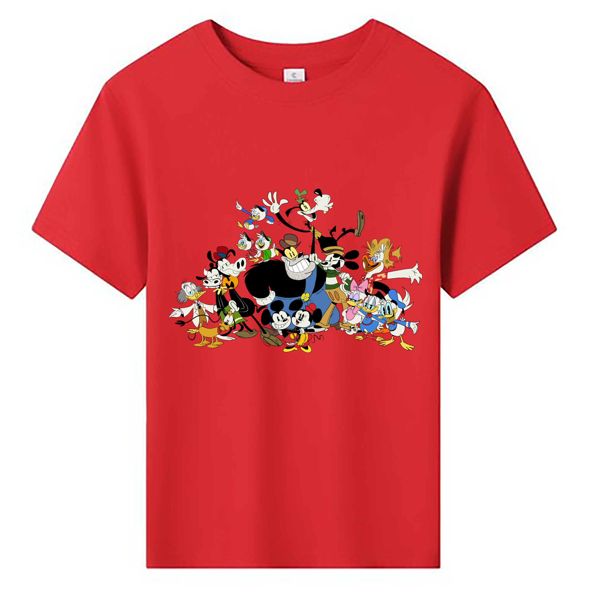 ミッキーマウス Mickey Mouse 綿100％キッズTシャツ（フロントプリント）
