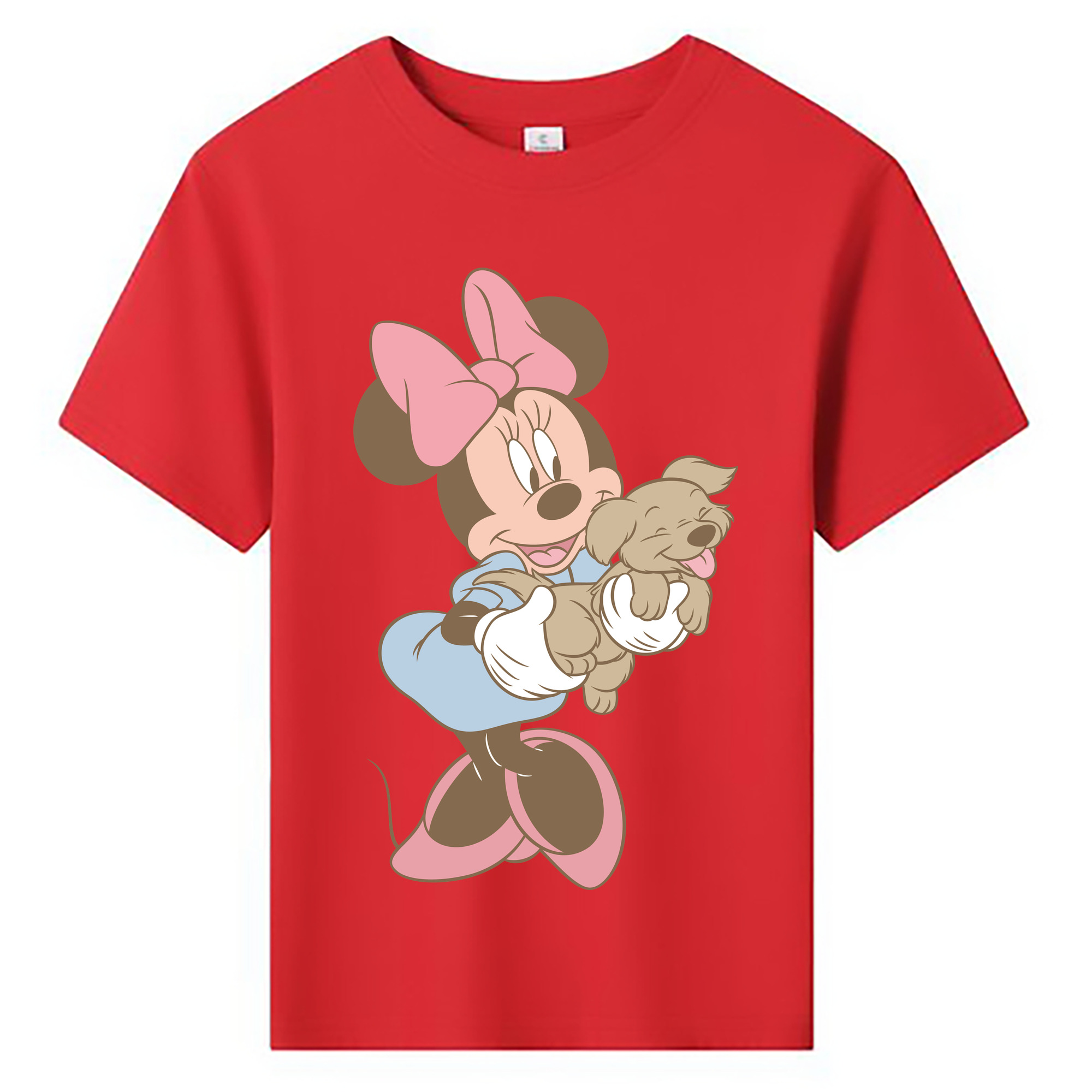 ミッキーマウス Mickey Mouse 綿100％キッズTシャツ（フロントプリント）