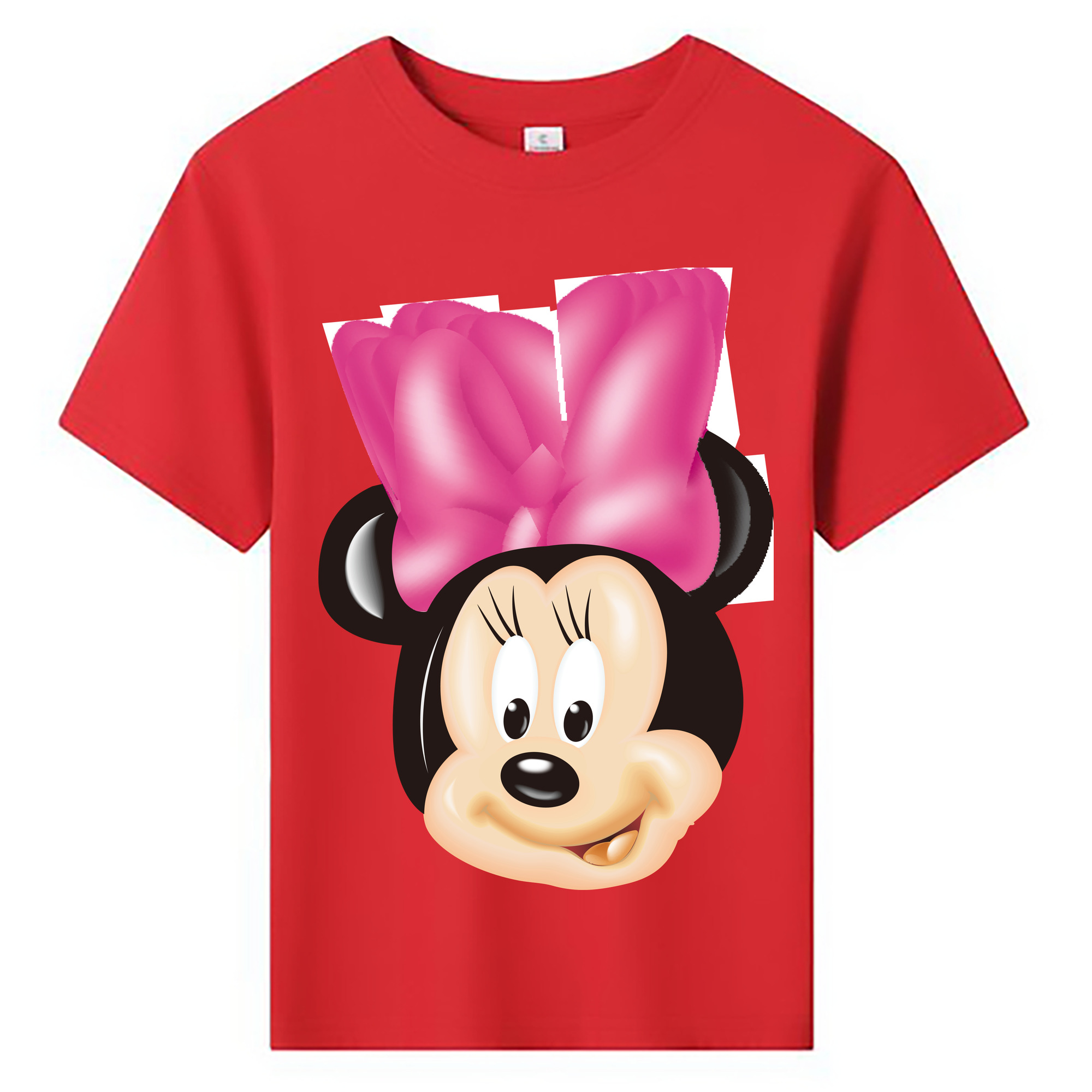 ミッキーマウス Mickey Mouse 綿100％キッズTシャツ（フロントプリント）