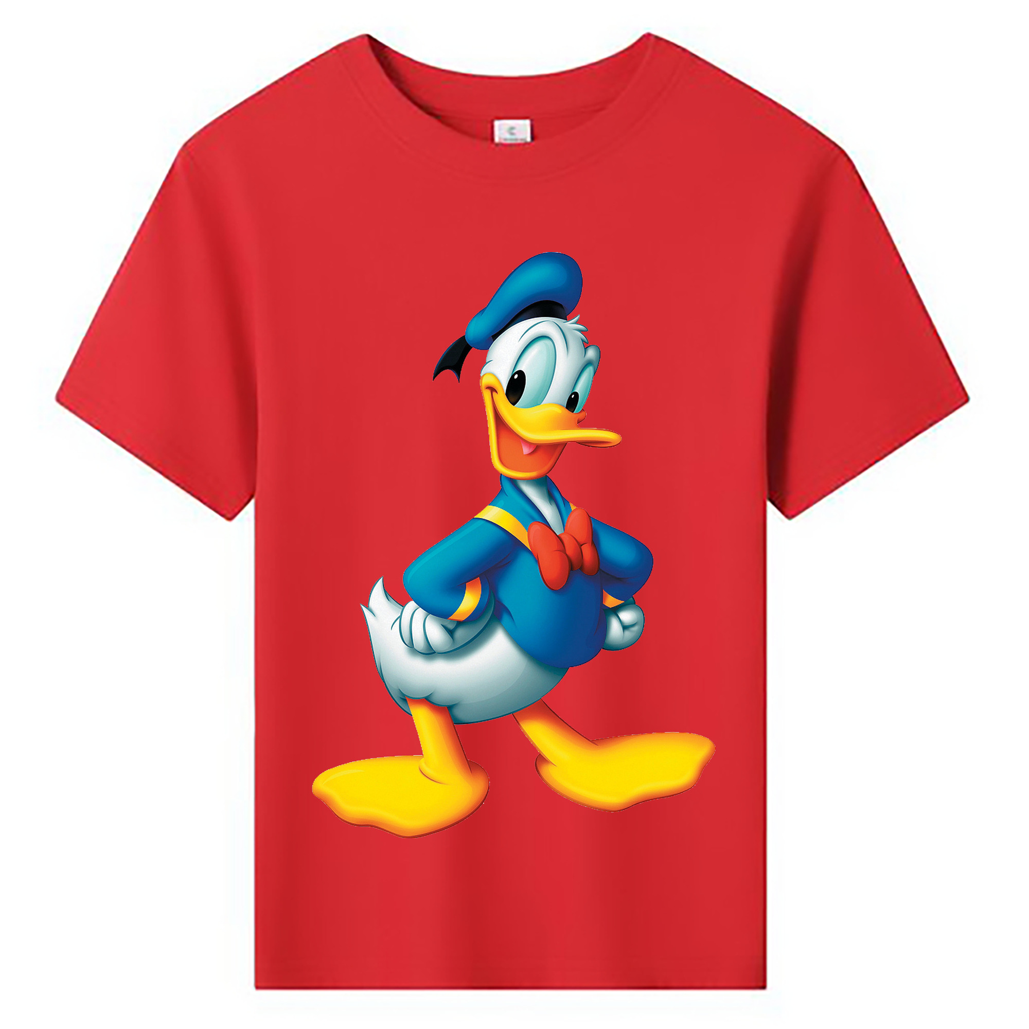（画像用） ミッキーマウス Mickey Mouse 綿100％キッズTシャツ（フロントプリント）