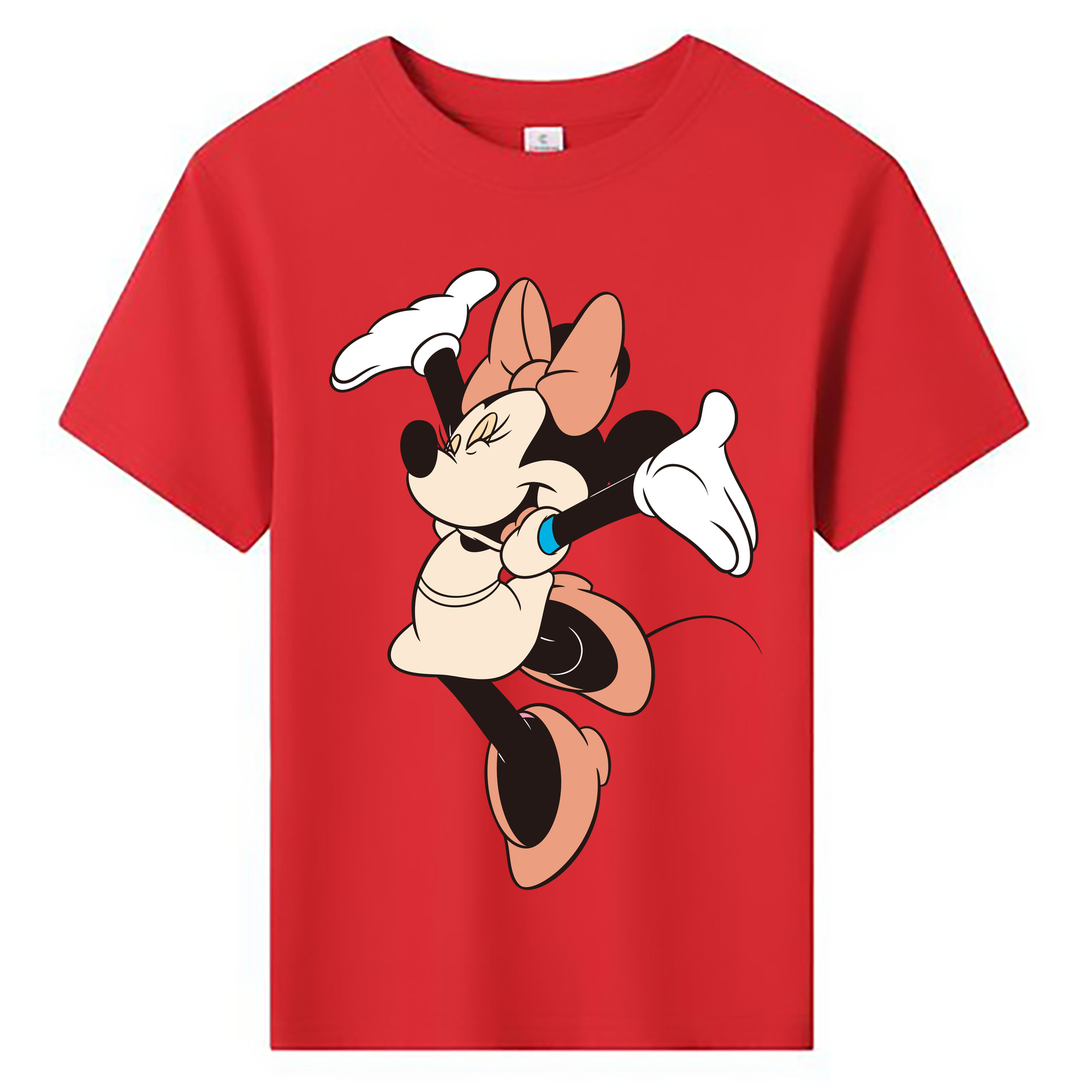 ミッキーマウス Mickey Mouse 綿100％キッズTシャツ（フロントプリント）