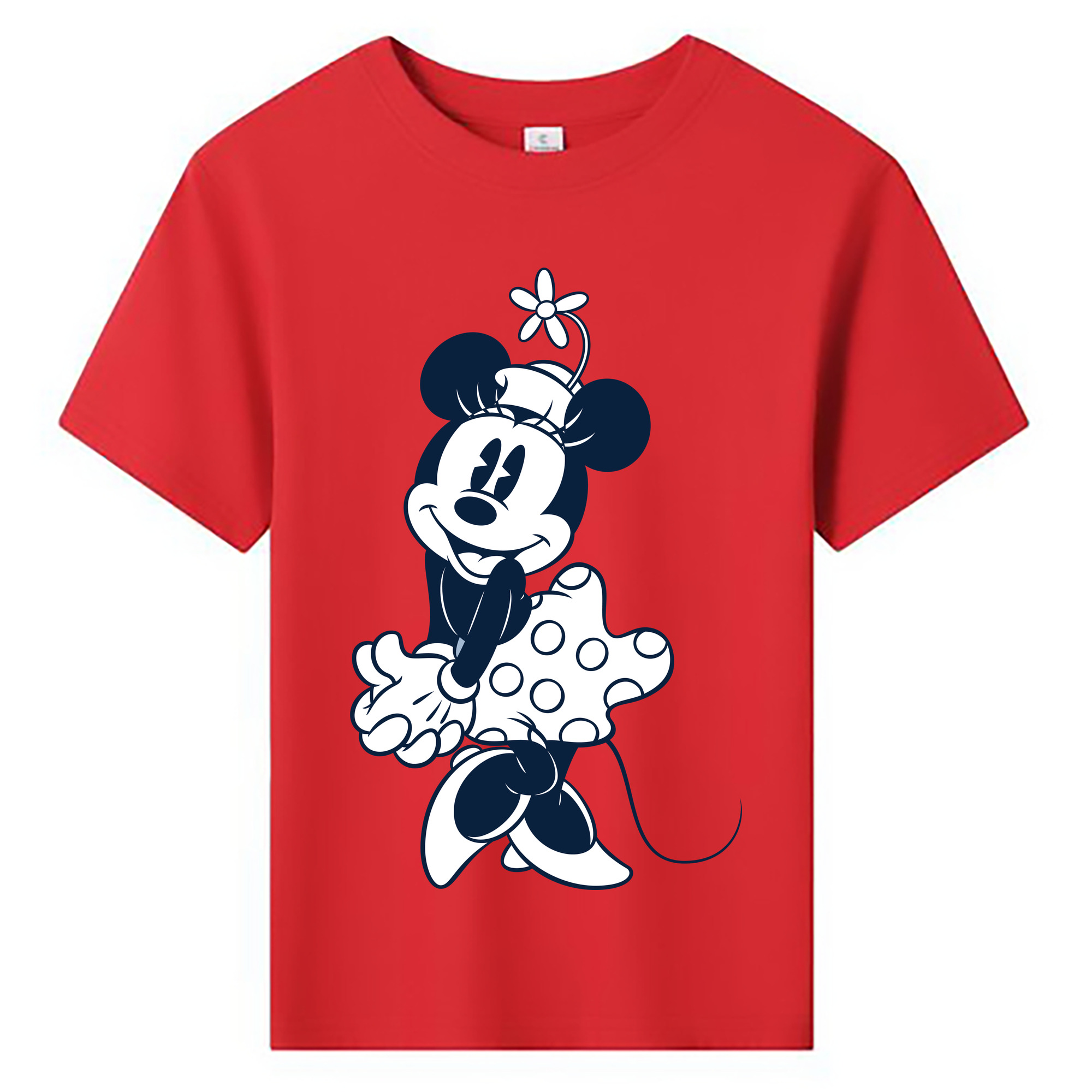 ミッキーマウス Mickey Mouse 綿100％キッズTシャツ（フロントプリント）