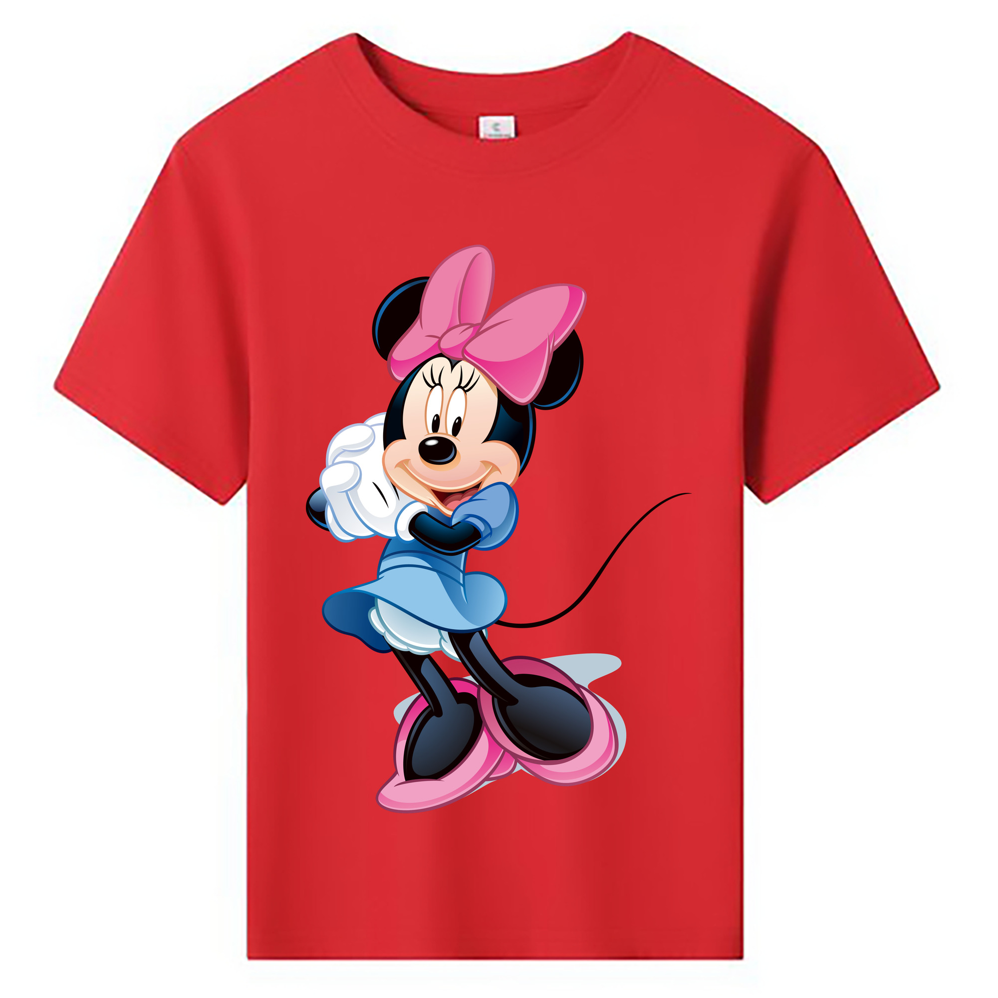 ミッキーマウス Mickey Mouse 綿100％キッズTシャツ（フロントプリント）