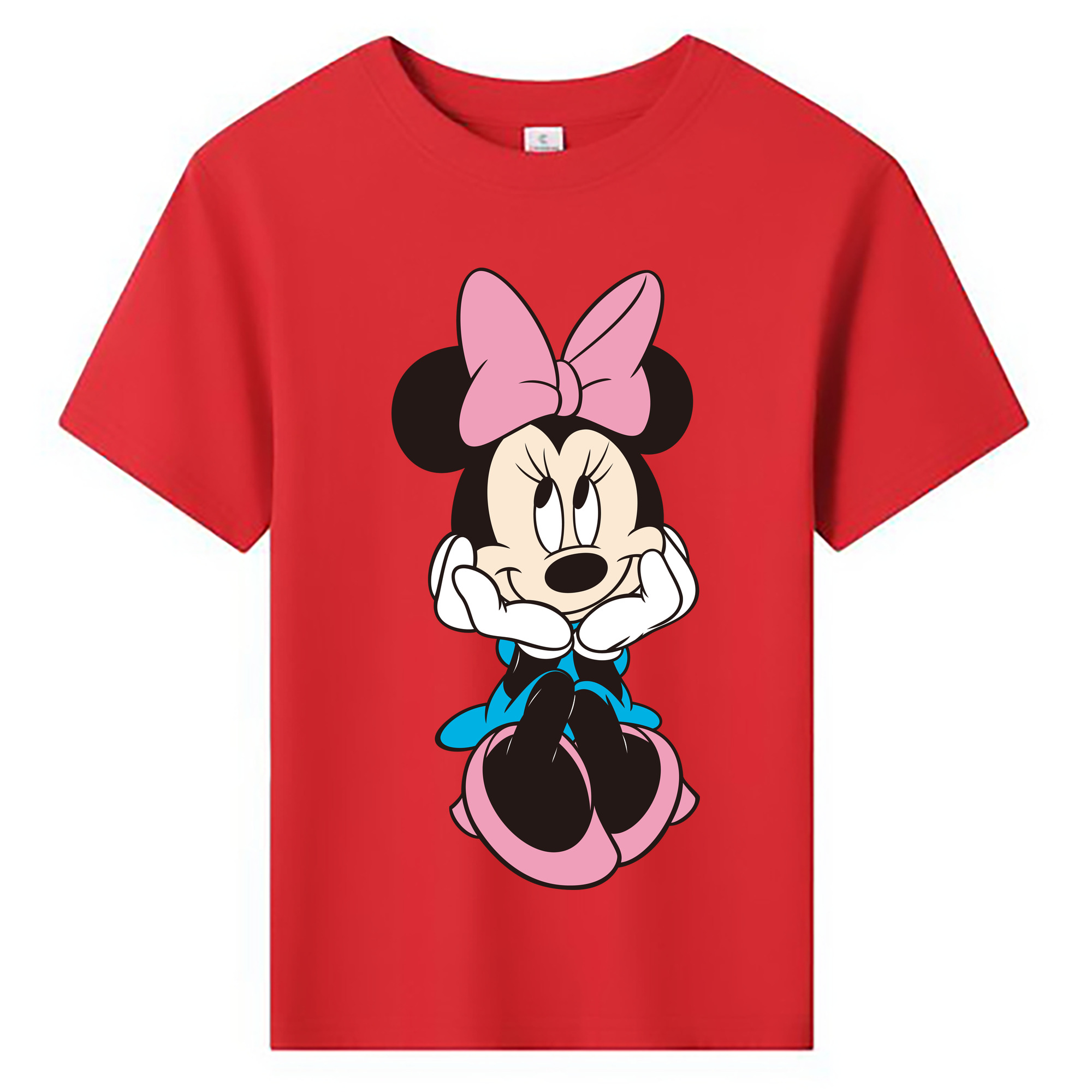 ミッキーマウス Mickey Mouse 綿100％キッズTシャツ（フロントプリント）