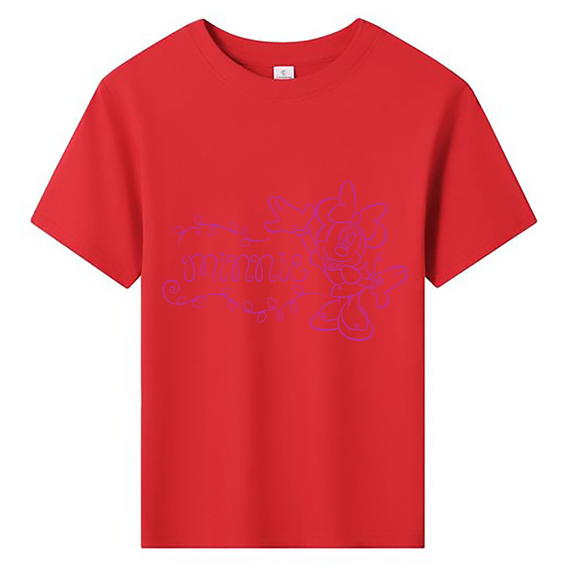 ミッキーマウス Mickey Mouse 綿100％キッズTシャツ（フロントプリント）