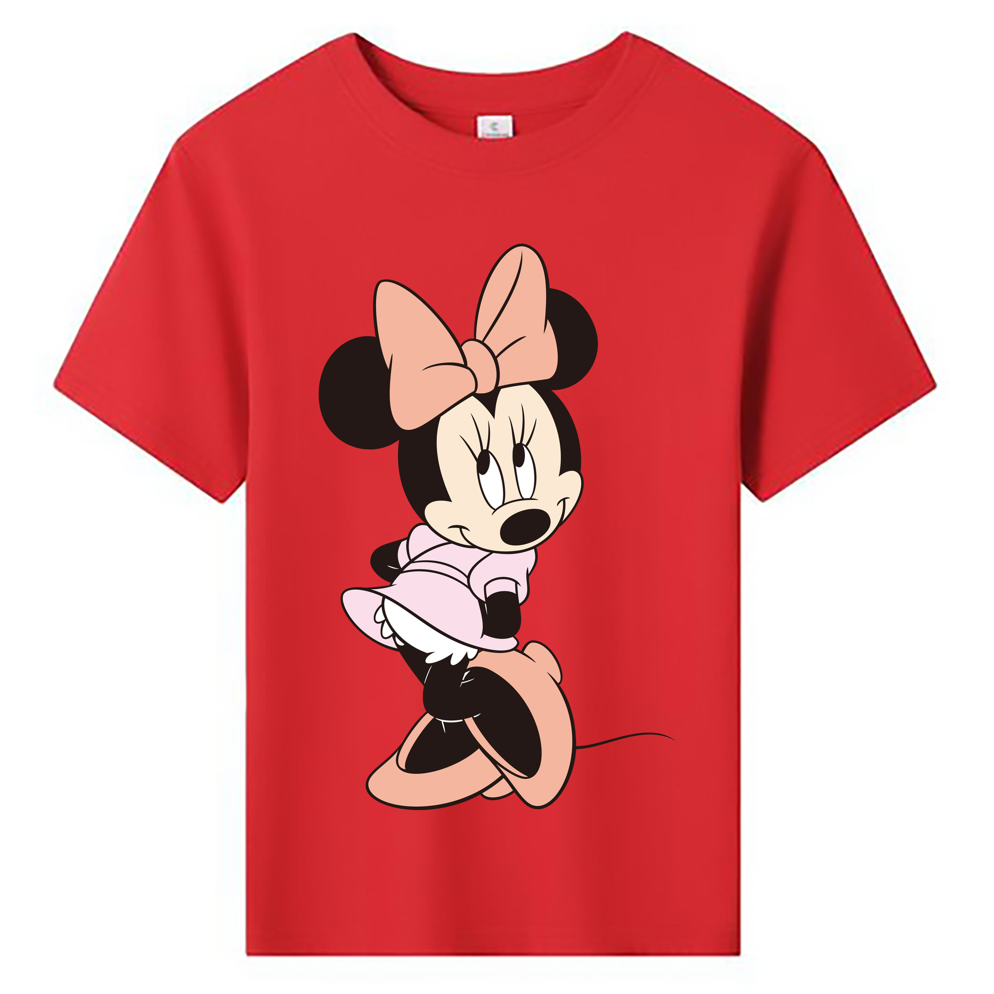 ミッキーマウス Mickey Mouse 綿100％キッズTシャツ（フロントプリント）
