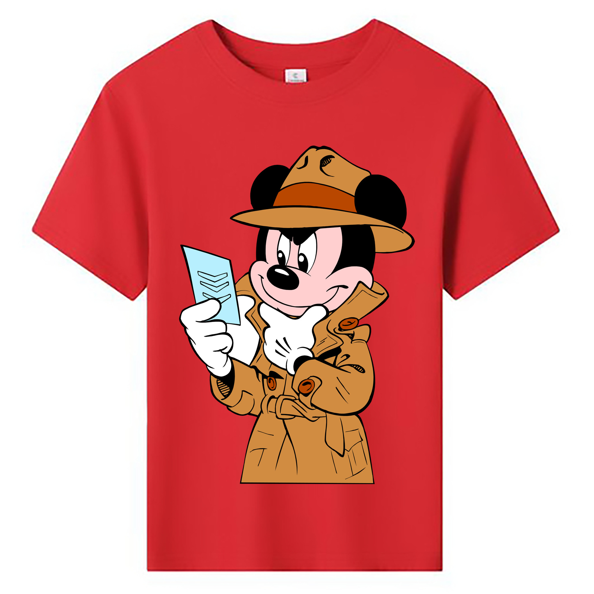 ミッキーマウス Mickey Mouse 綿100％キッズTシャツ（フロントプリント）