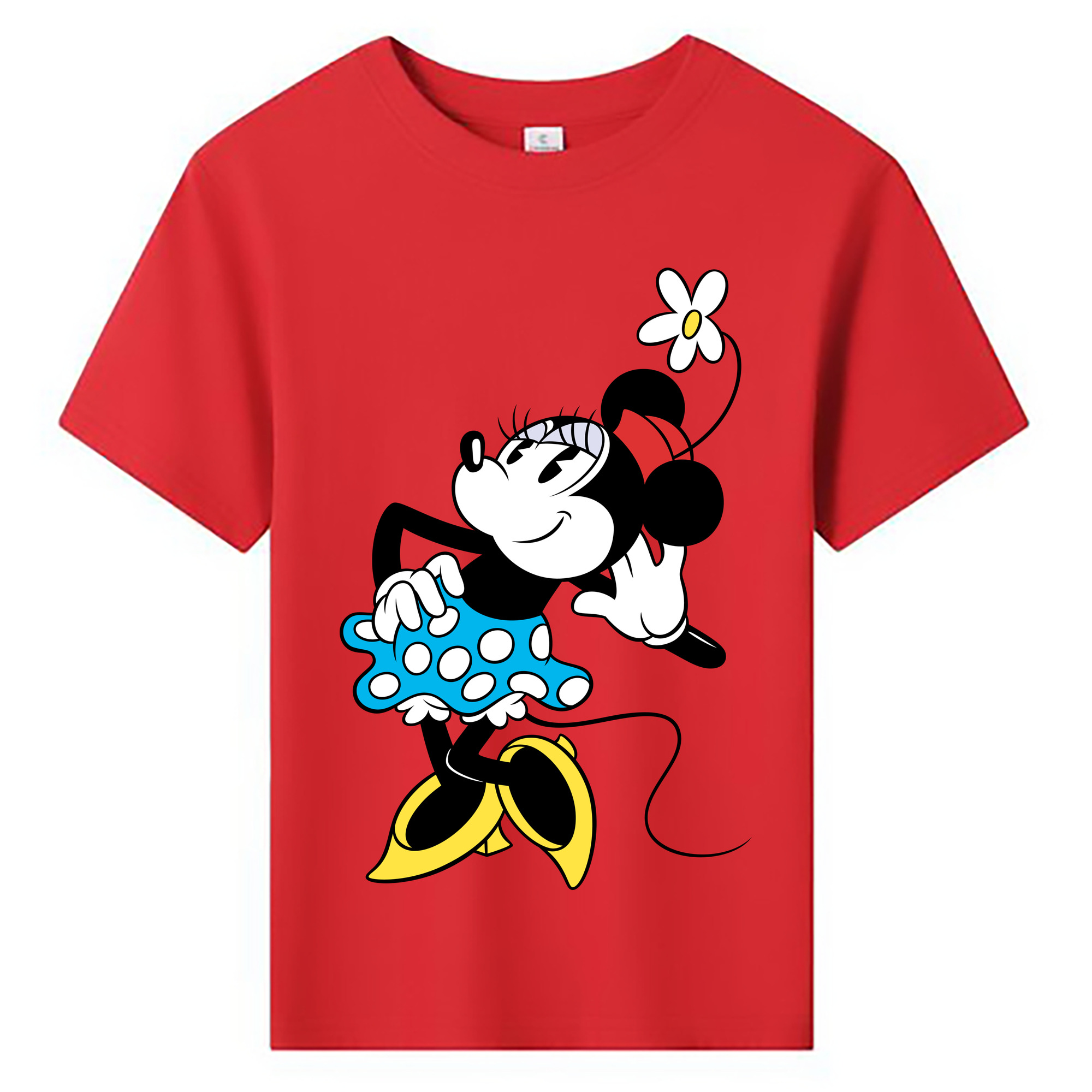 ミッキーマウス Mickey Mouse 綿100％キッズTシャツ（フロントプリント）