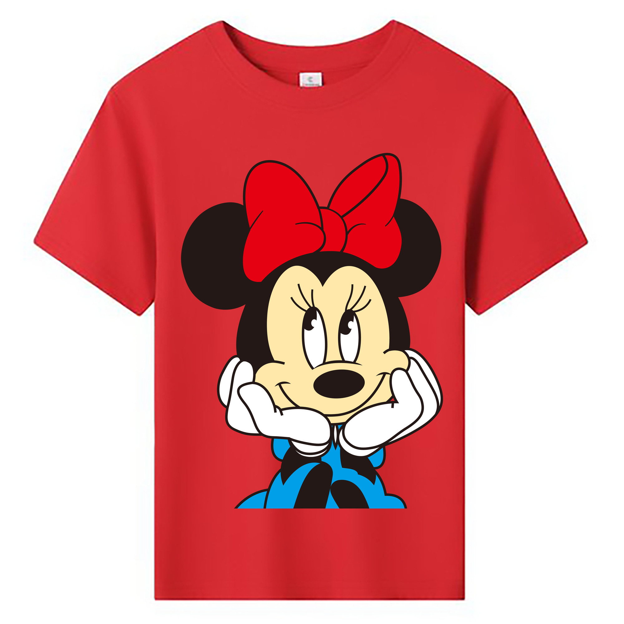 ミッキーマウス Mickey Mouse 綿100％キッズTシャツ（フロントプリント）