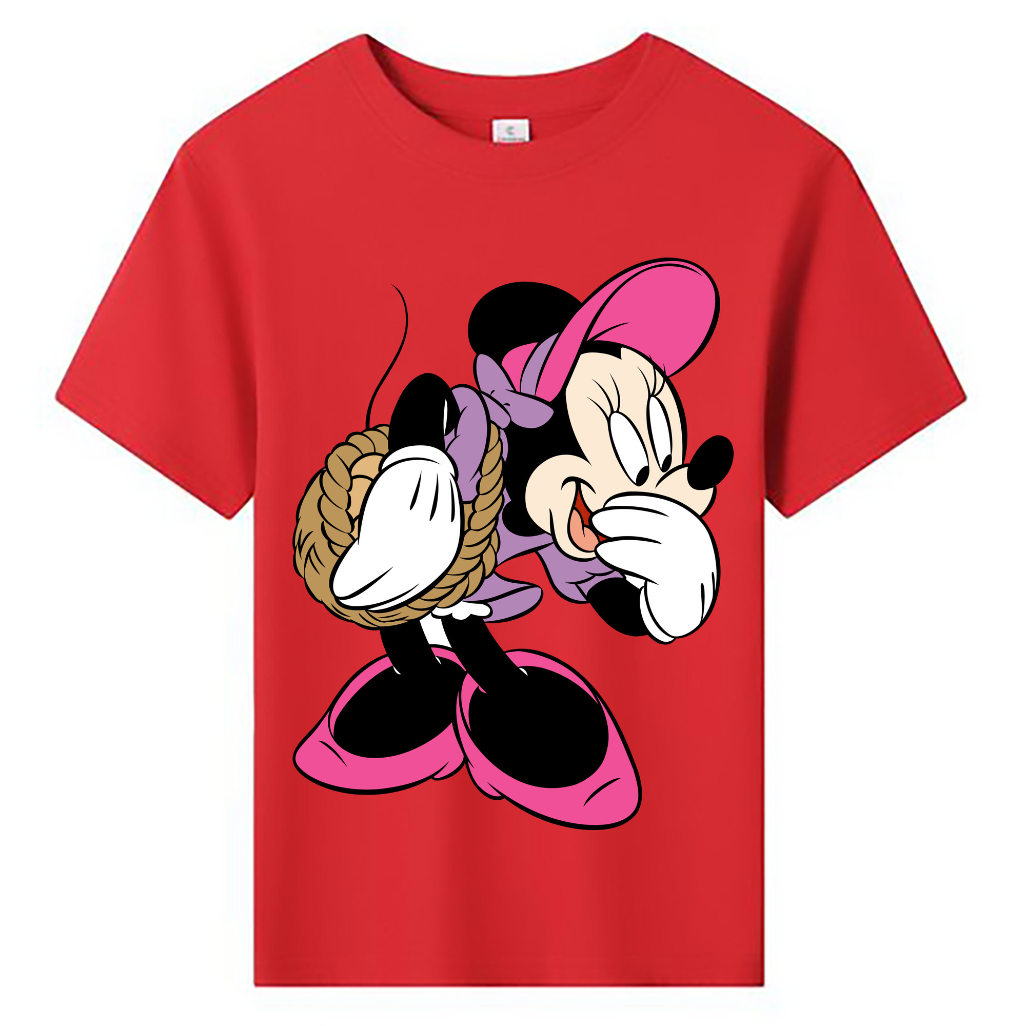 ミッキーマウス Mickey Mouse 綿100％キッズTシャツ（フロントプリント）