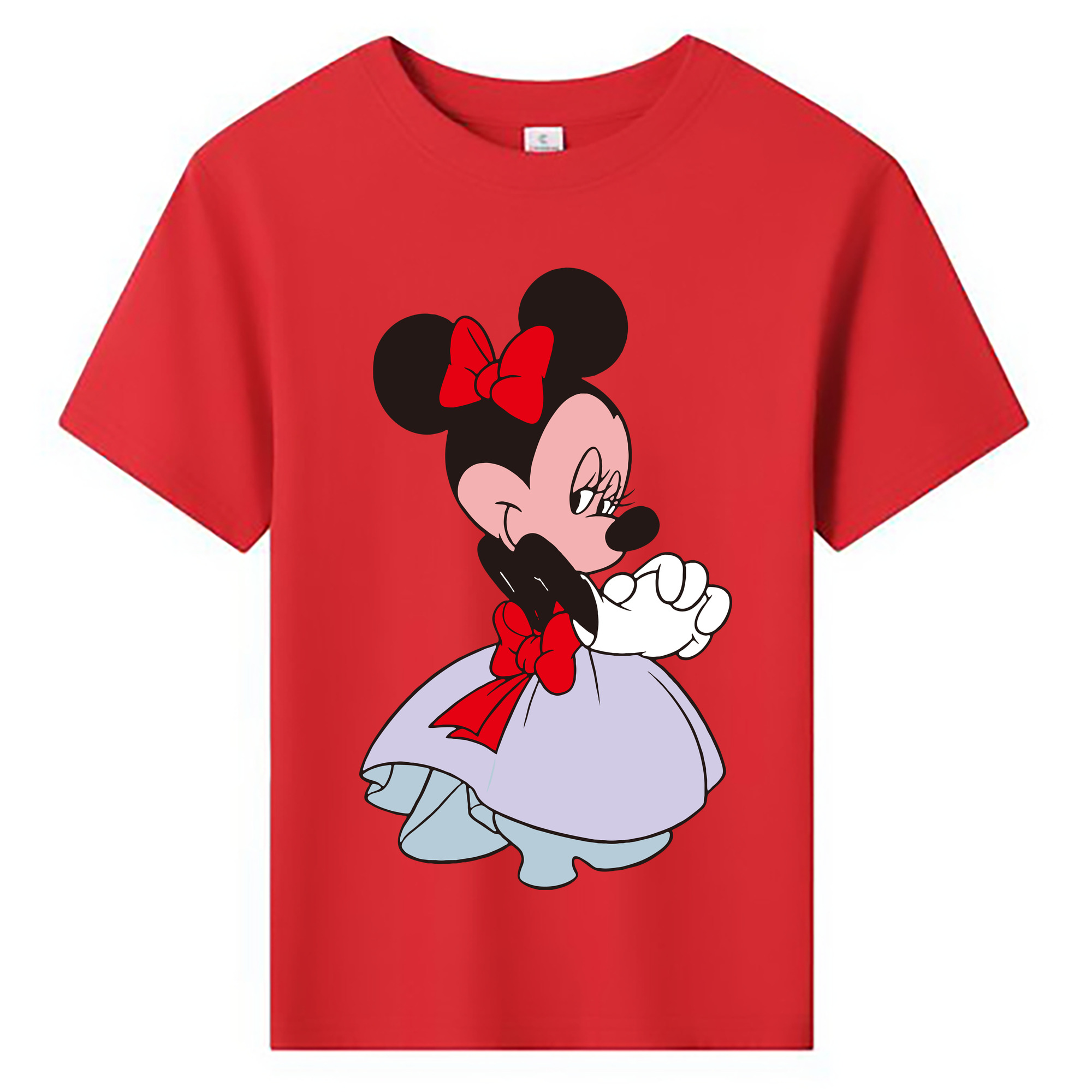 ミッキーマウス Mickey Mouse 綿100％キッズTシャツ（フロントプリント）