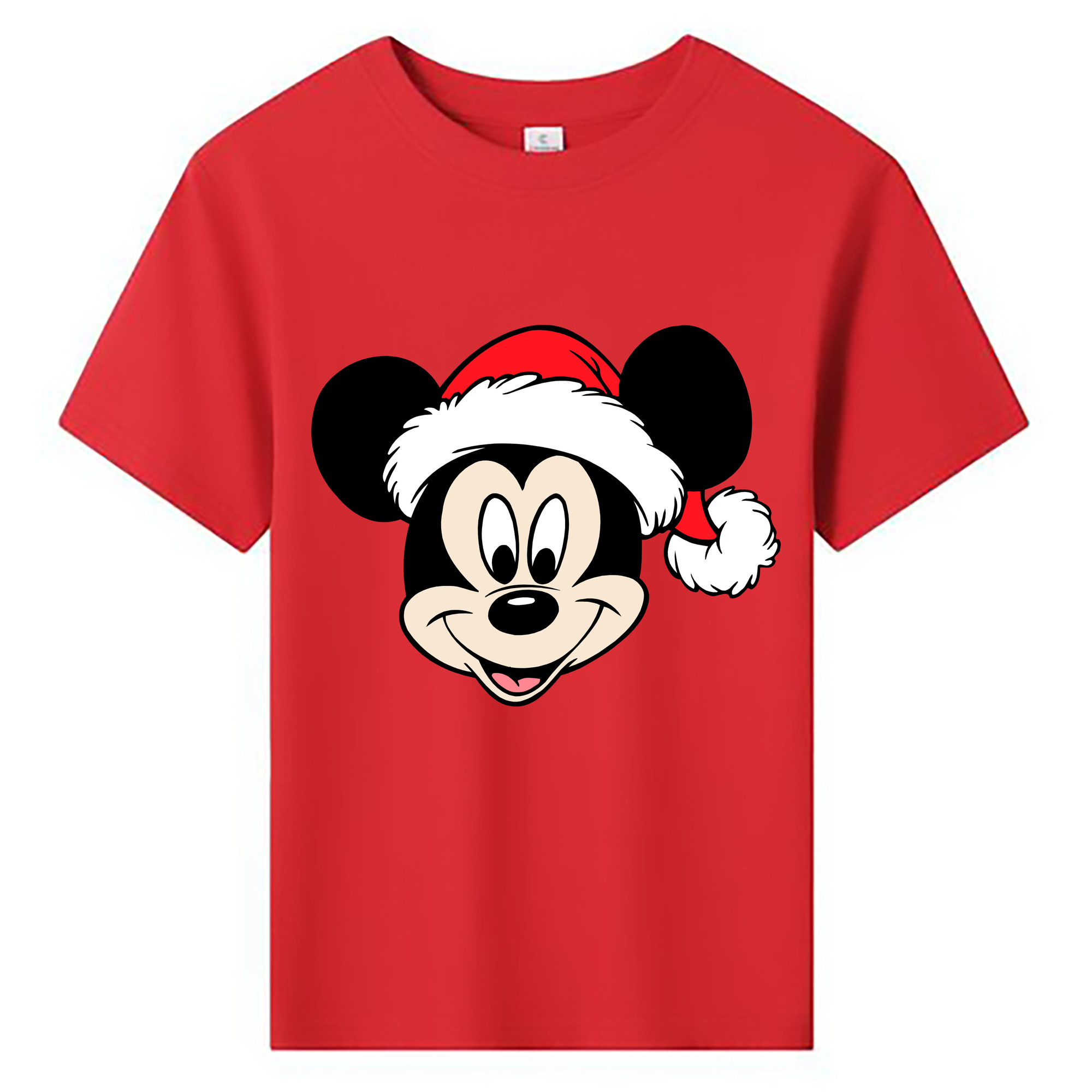 ミッキーマウス Mickey Mouse 綿100％キッズTシャツ（フロントプリント）