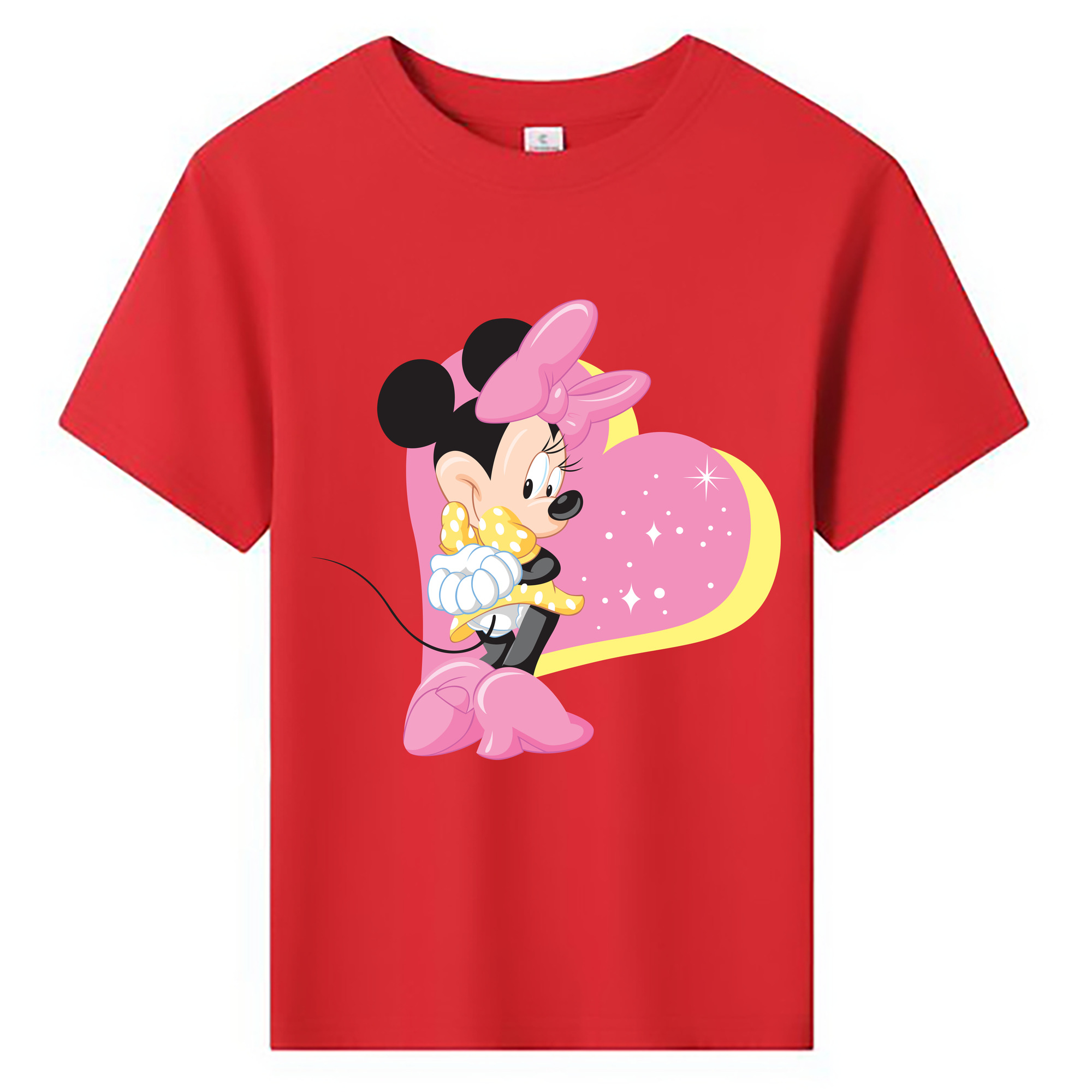 ミッキーマウス Mickey Mouse 綿100％キッズTシャツ（フロントプリント）