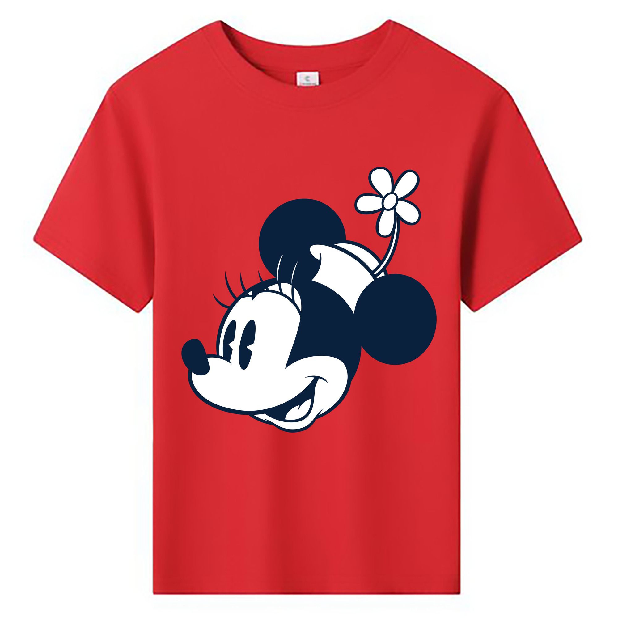 ミッキーマウス Mickey Mouse 綿100％キッズTシャツ（フロントプリント）