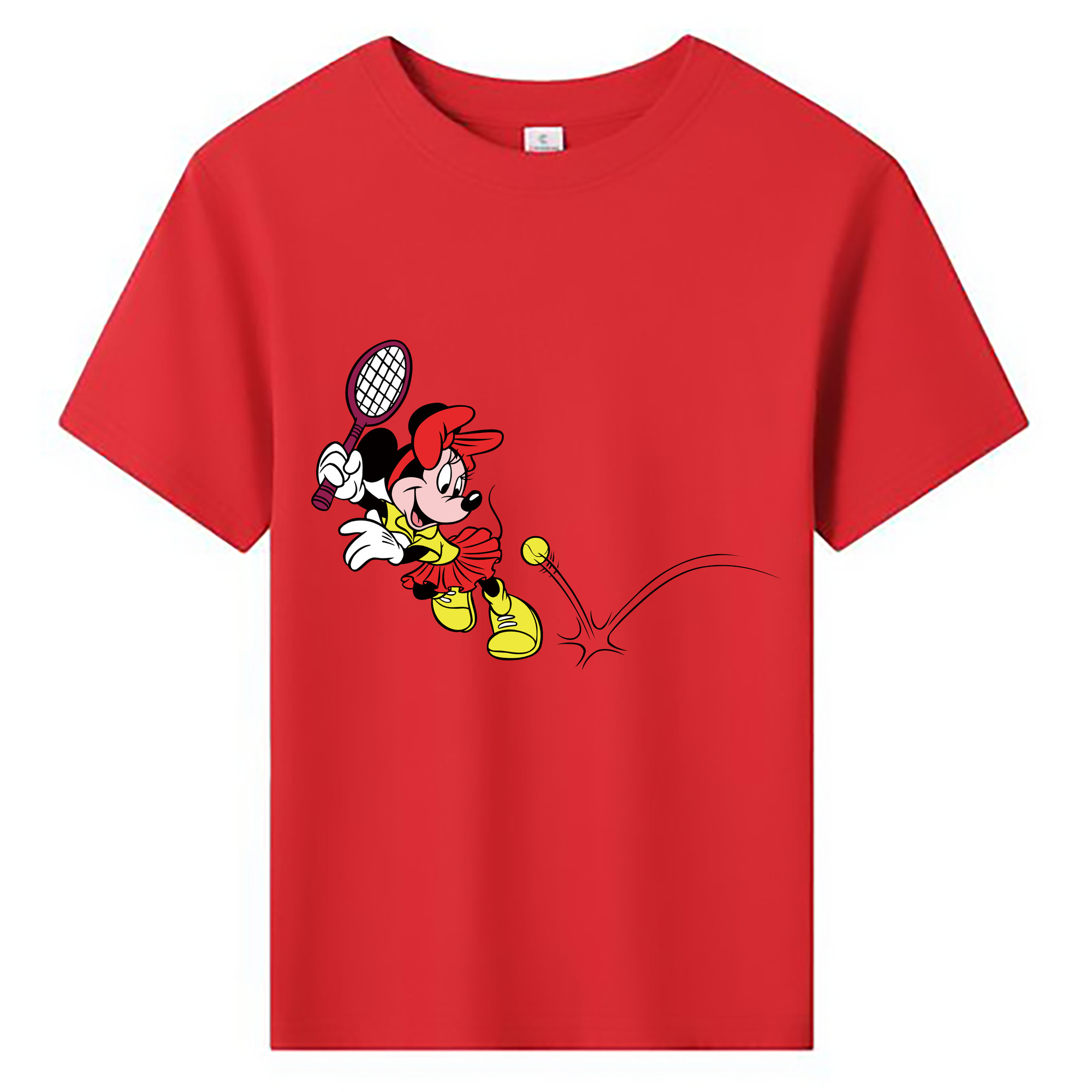 ミッキーマウス Mickey Mouse 綿100％キッズTシャツ（フロントプリント）
