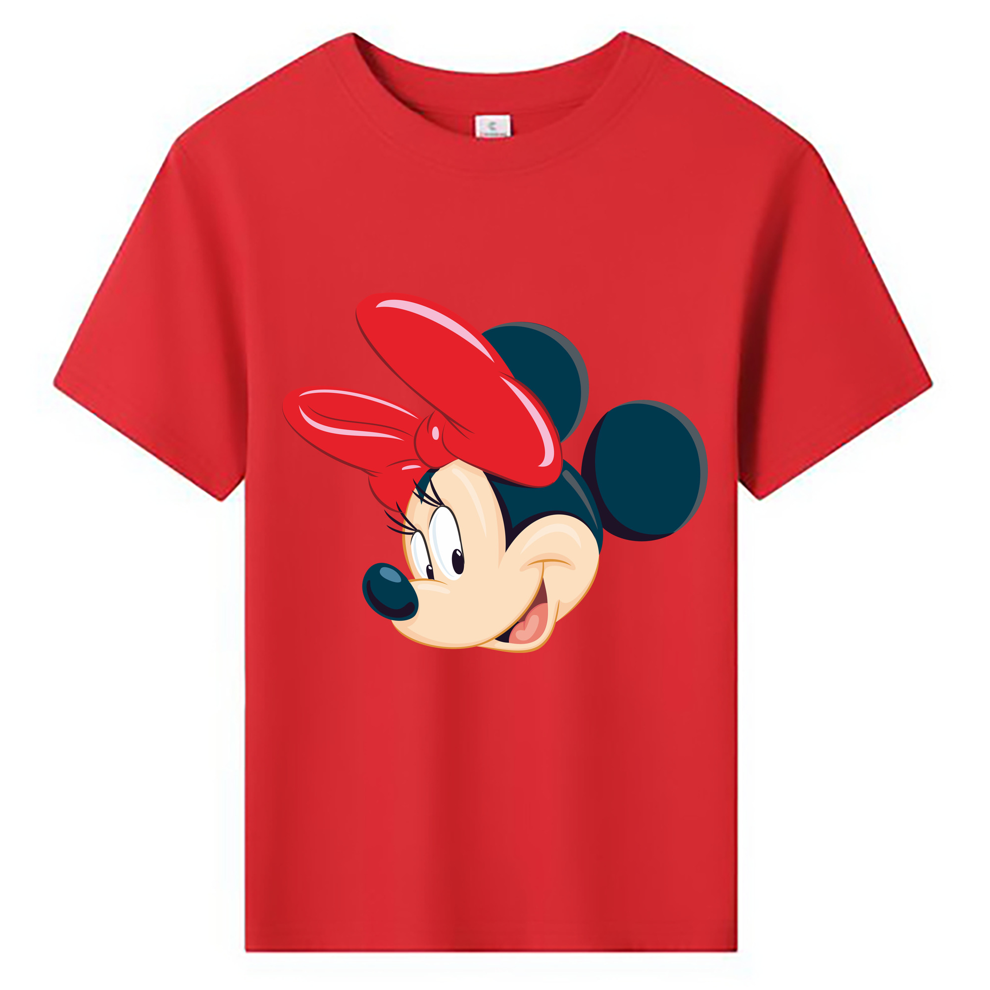 ミッキーマウス Mickey Mouse 綿100％キッズTシャツ（フロントプリント）