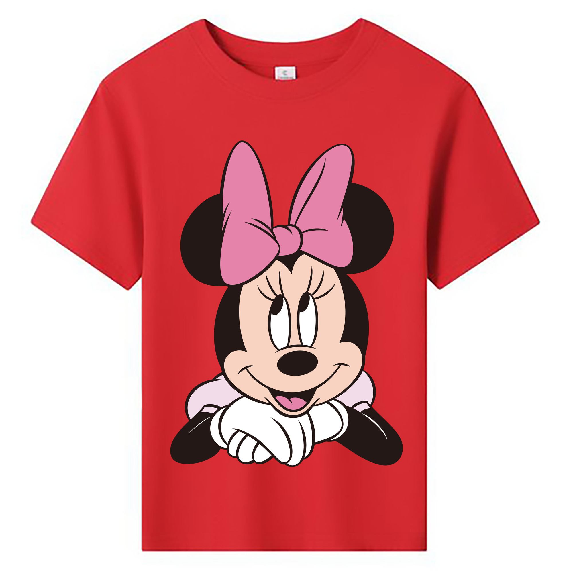 ミッキーマウス Mickey Mouse 綿100％キッズTシャツ（フロントプリント）