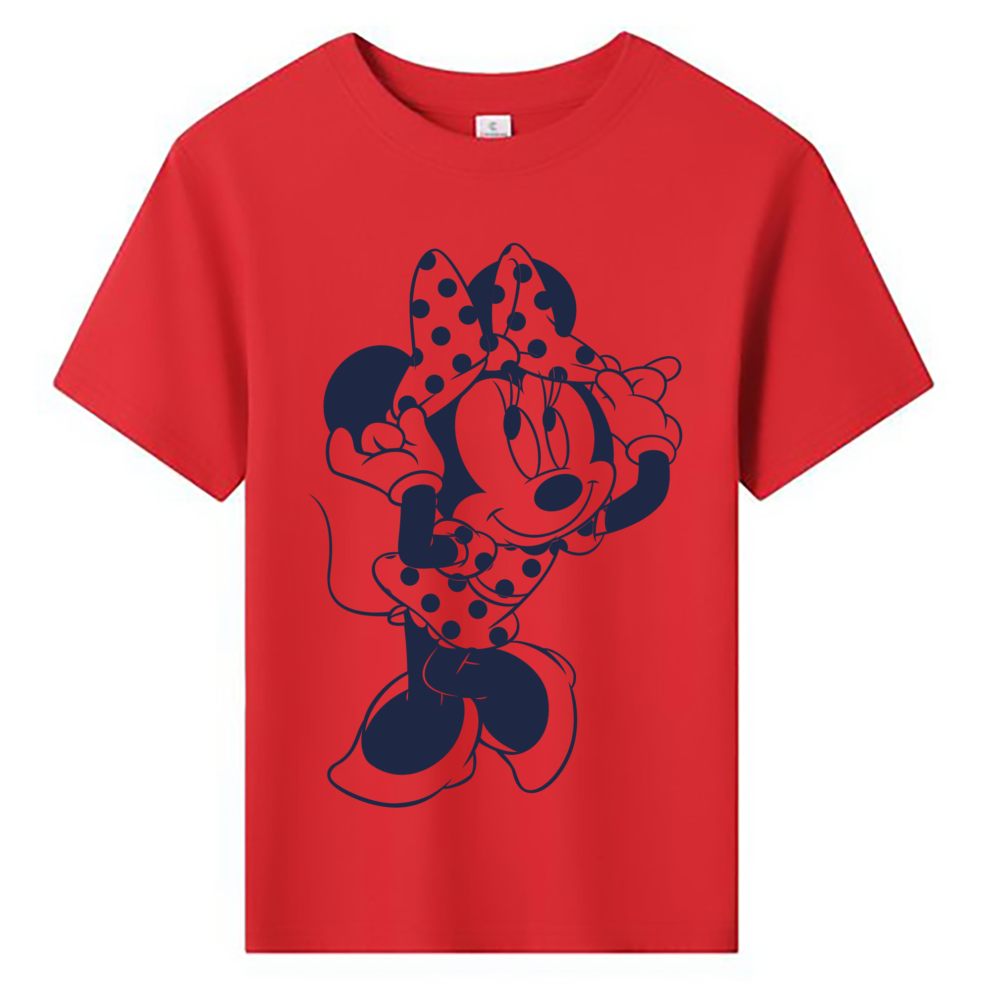ミッキーマウス Mickey Mouse 綿100％キッズTシャツ（フロントプリント）