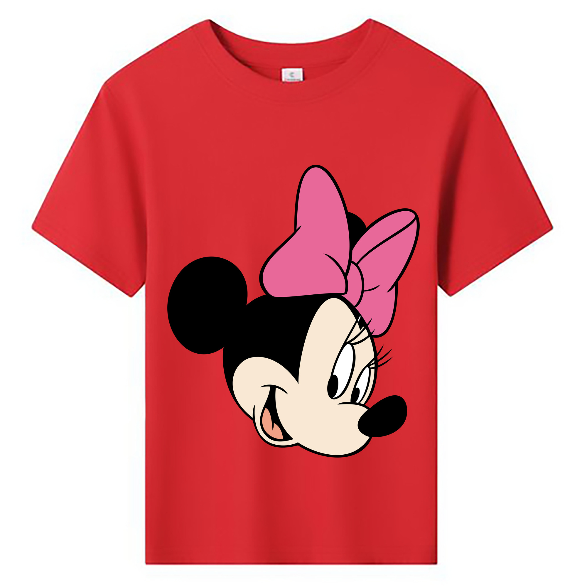 ミッキーマウス Mickey Mouse 綿100％キッズTシャツ（フロントプリント）
