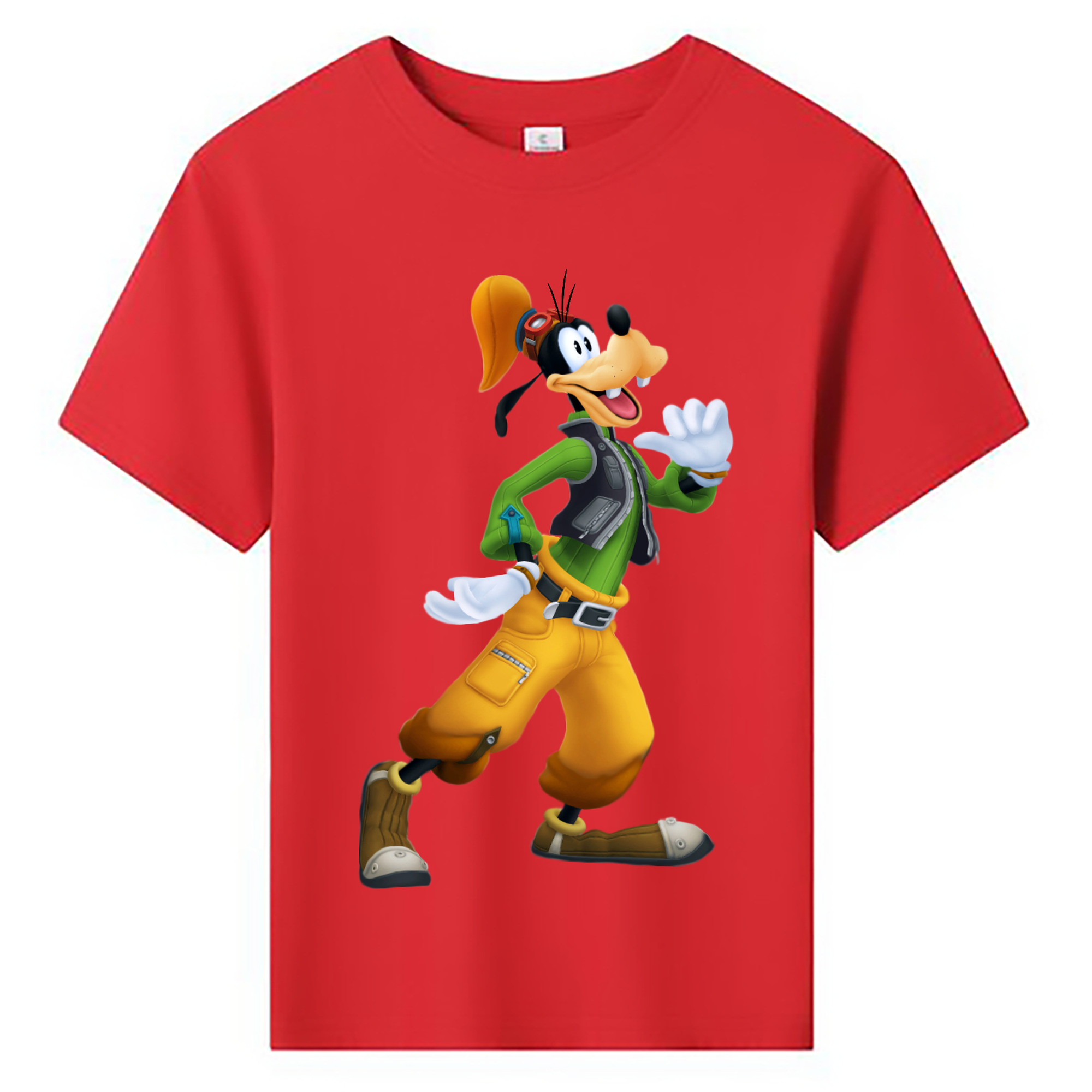 ミッキーマウス Mickey Mouse 綿100％キッズTシャツ（フロントプリント）