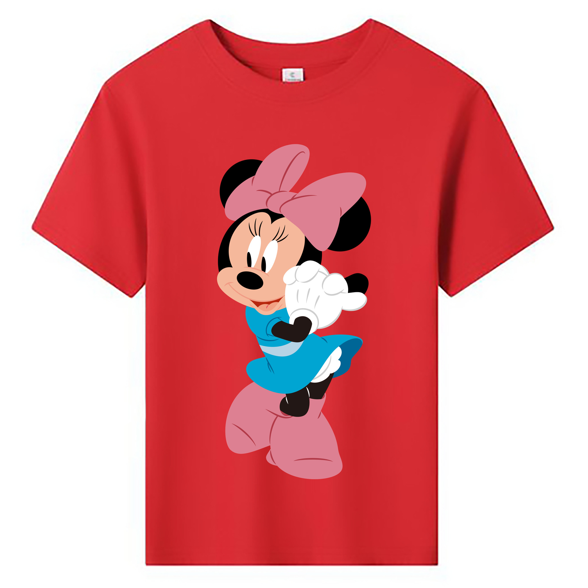 ミッキーマウス Mickey Mouse 綿100％キッズTシャツ（フロントプリント）