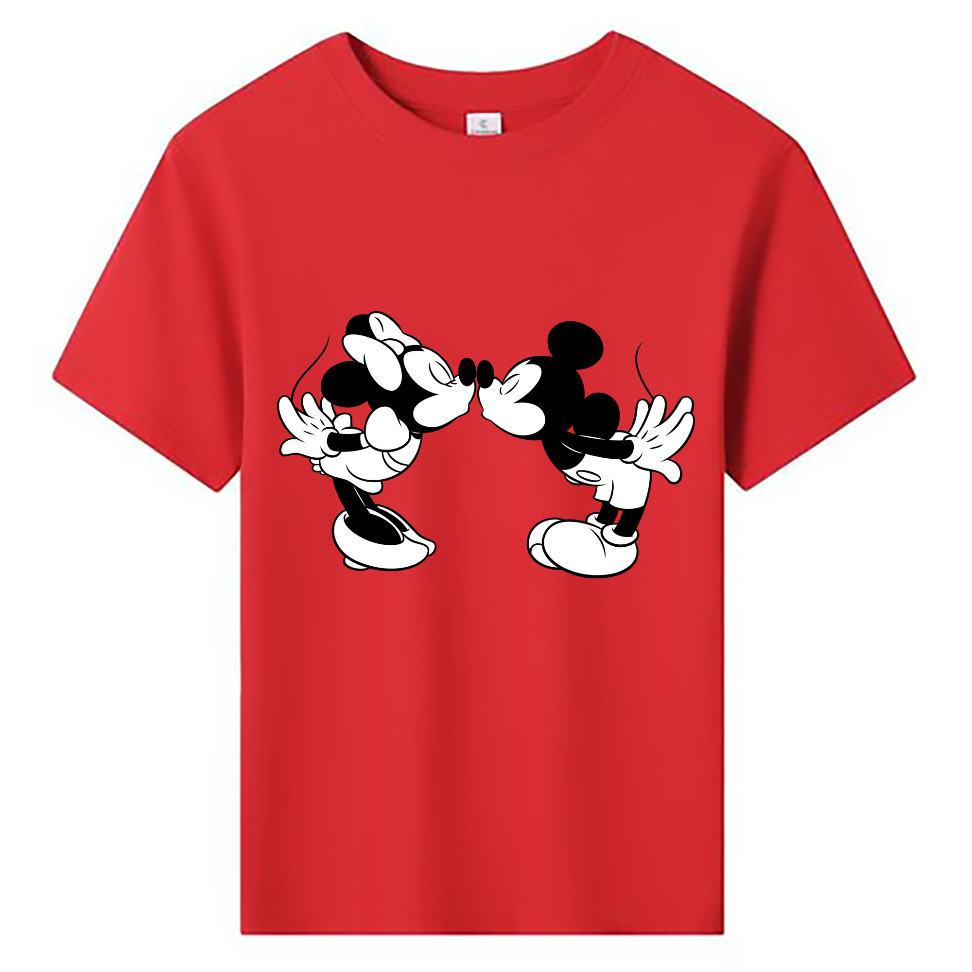 ミッキーマウス Mickey Mouse 綿100％キッズTシャツ（フロントプリント）