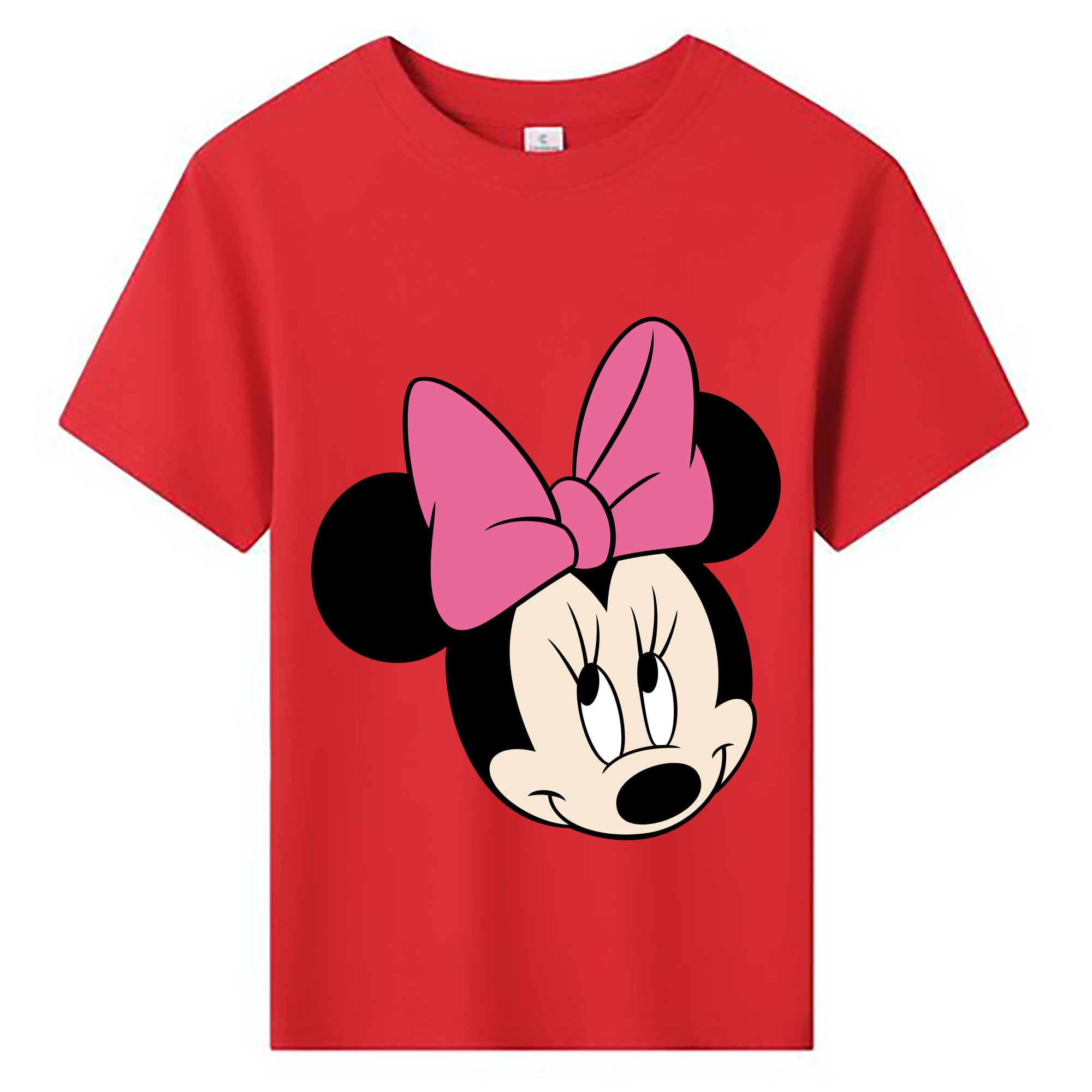 ミッキーマウス Mickey Mouse 綿100％キッズTシャツ（フロントプリント）