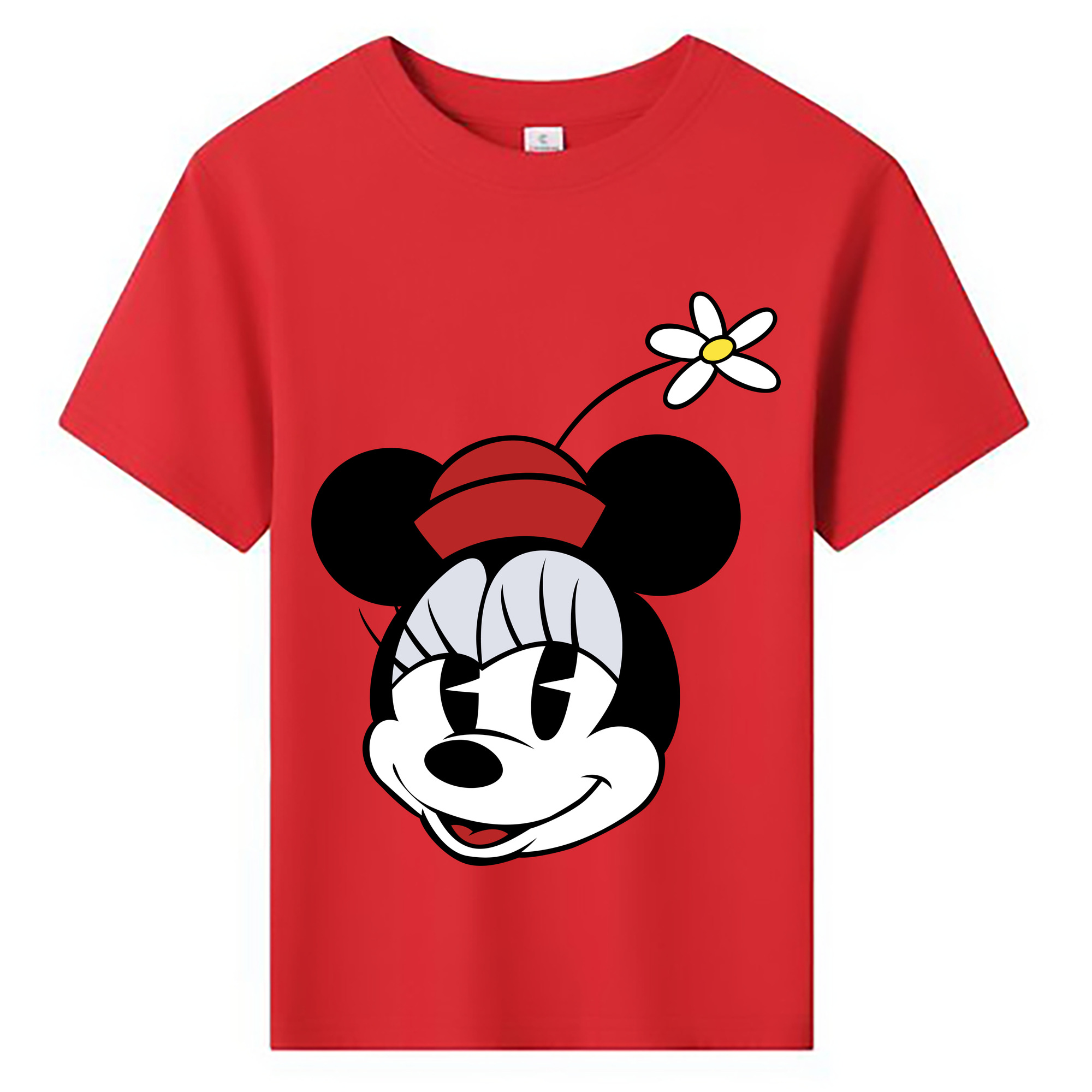 ミッキーマウス Mickey Mouse 綿100％キッズTシャツ（フロントプリント）