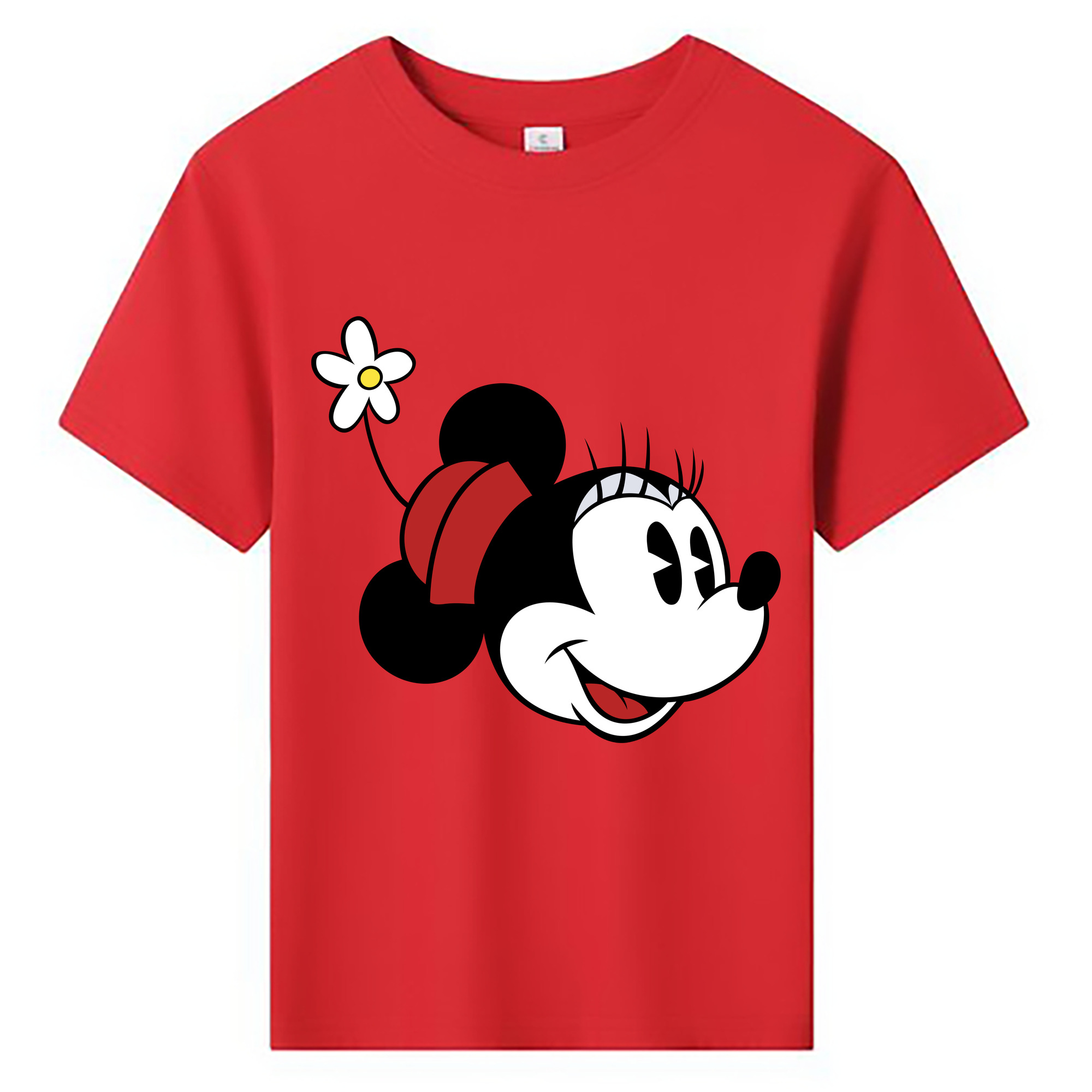 ミッキーマウス Mickey Mouse 綿100％キッズTシャツ（フロントプリント）