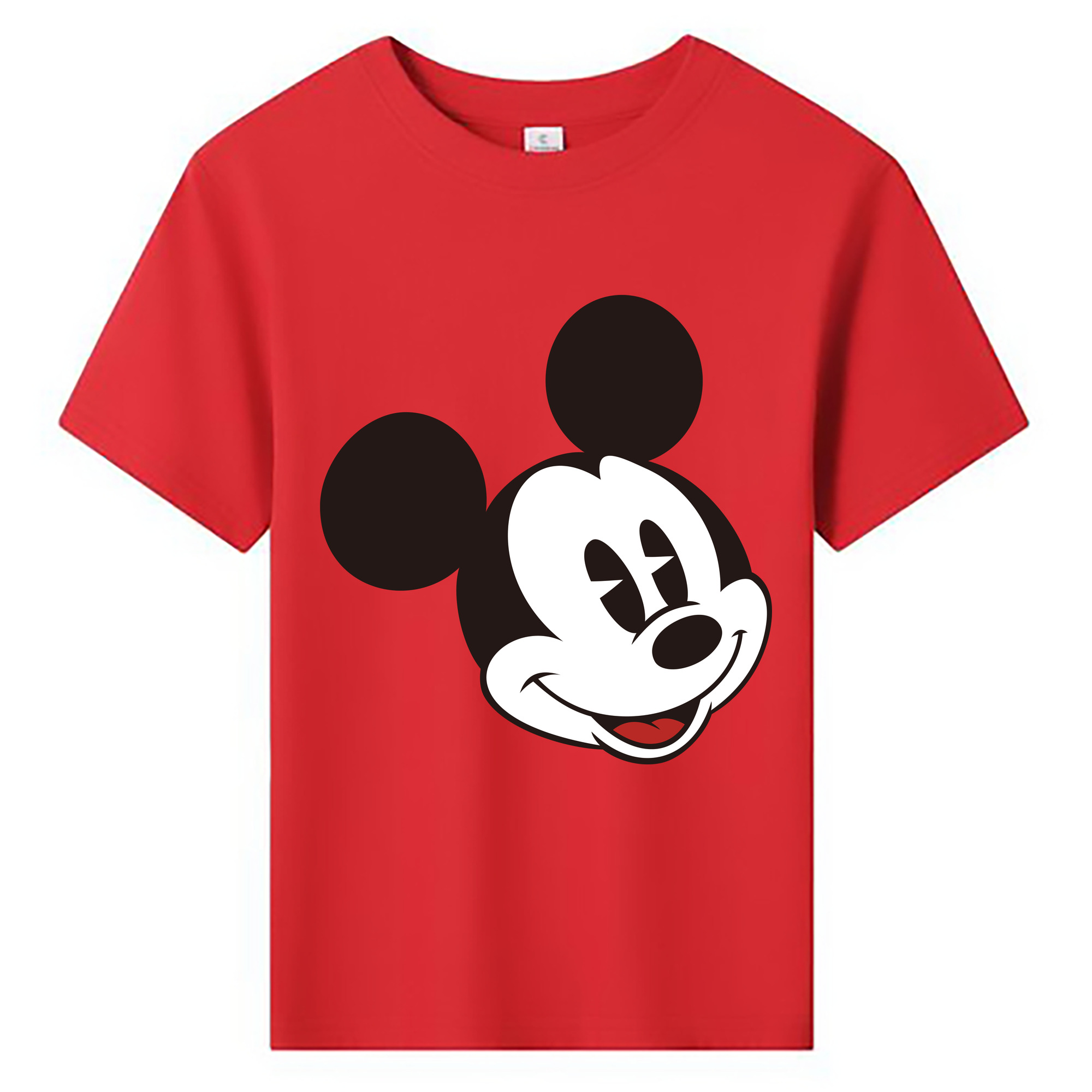ミッキーマウス Mickey Mouse 綿100％キッズTシャツ（フロントプリント）