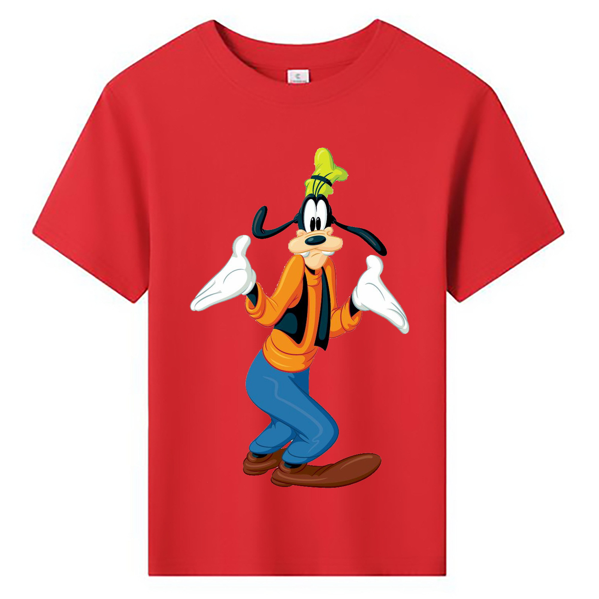 ミッキーマウス Mickey Mouse 綿100％キッズTシャツ（フロントプリント）