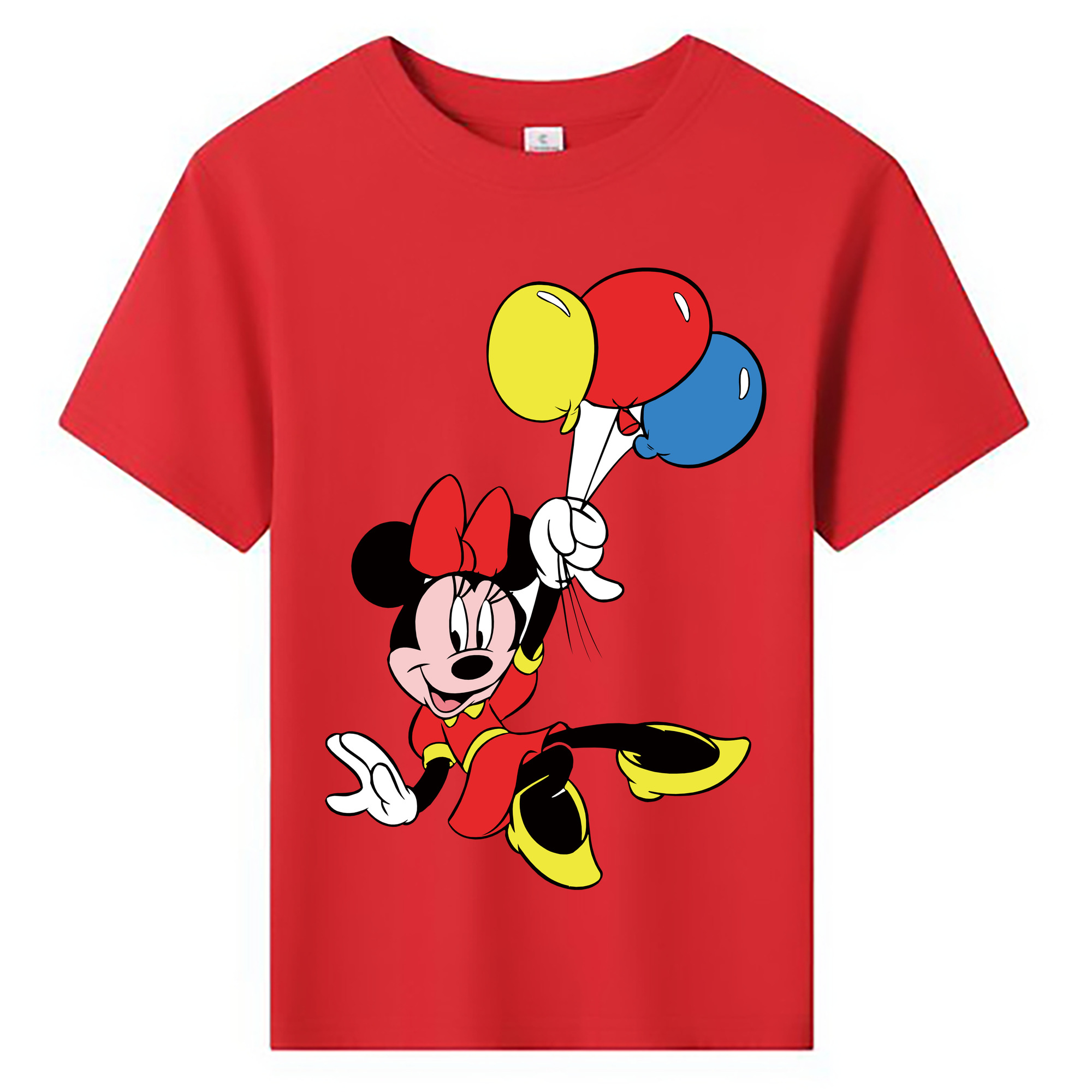 ミッキーマウス Mickey Mouse 綿100％キッズTシャツ（フロントプリント）