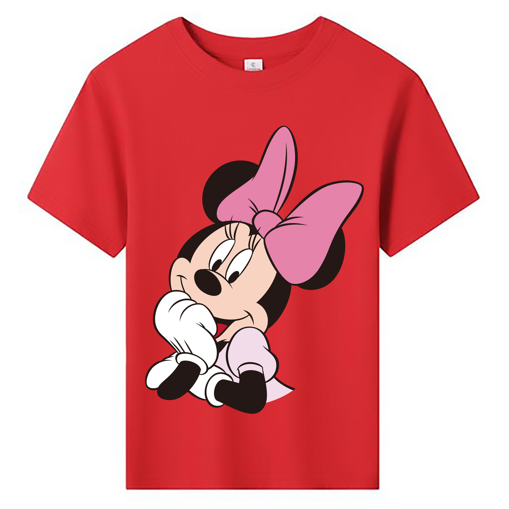 ミッキーマウス Mickey Mouse 綿100％キッズTシャツ（フロントプリント）