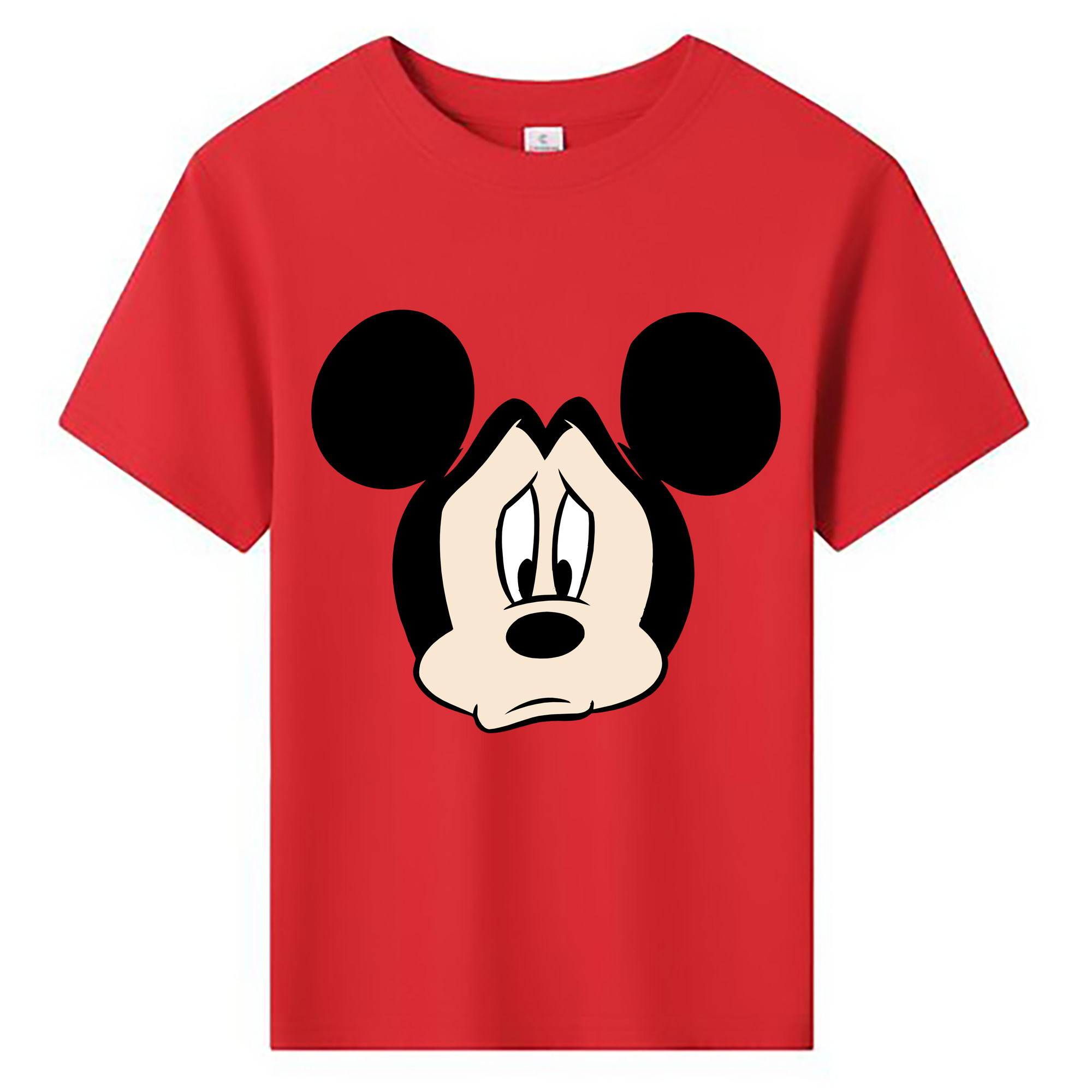 ミッキーマウス Mickey Mouse 綿100％キッズTシャツ（フロントプリント）
