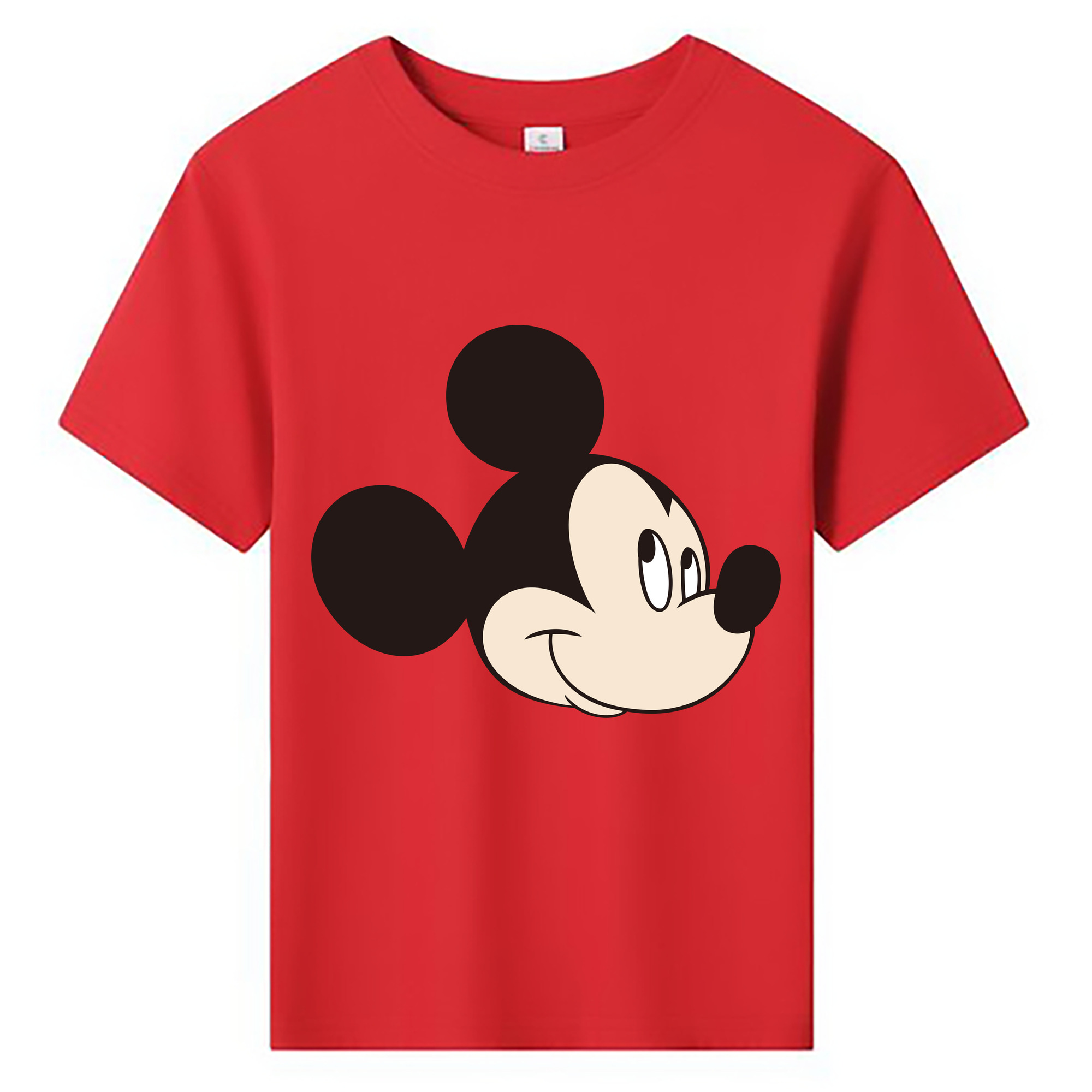 ミッキーマウス Mickey Mouse 綿100％キッズTシャツ（フロントプリント）
