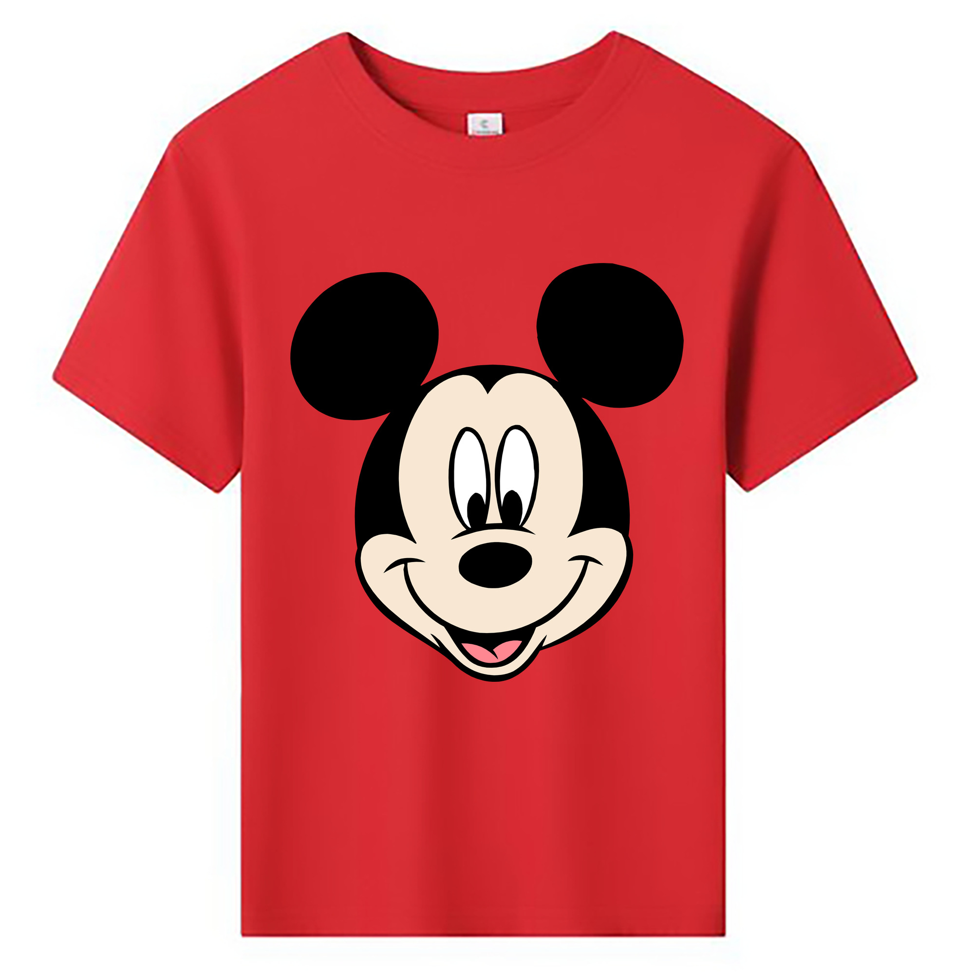 ミッキーマウス Mickey Mouse 綿100％キッズTシャツ（フロントプリント）