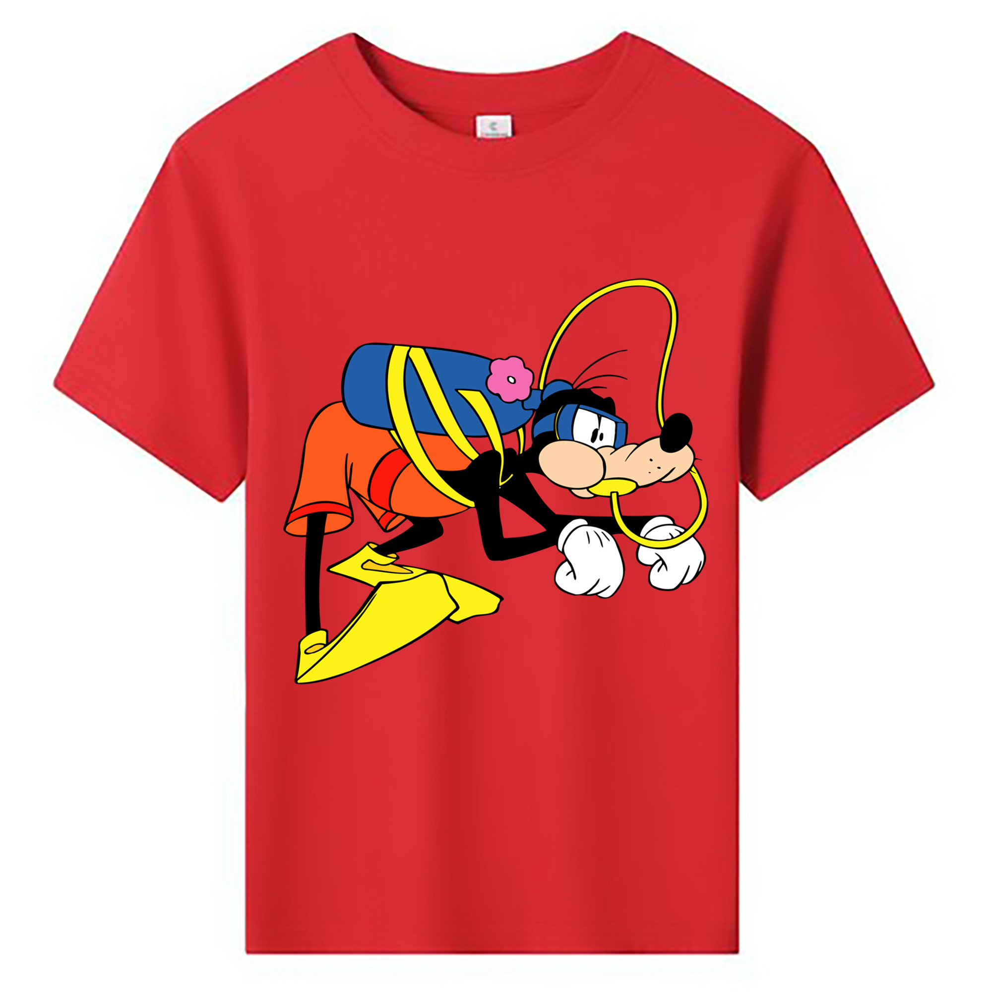 ミッキーマウス Mickey Mouse 綿100％キッズTシャツ（フロントプリント）