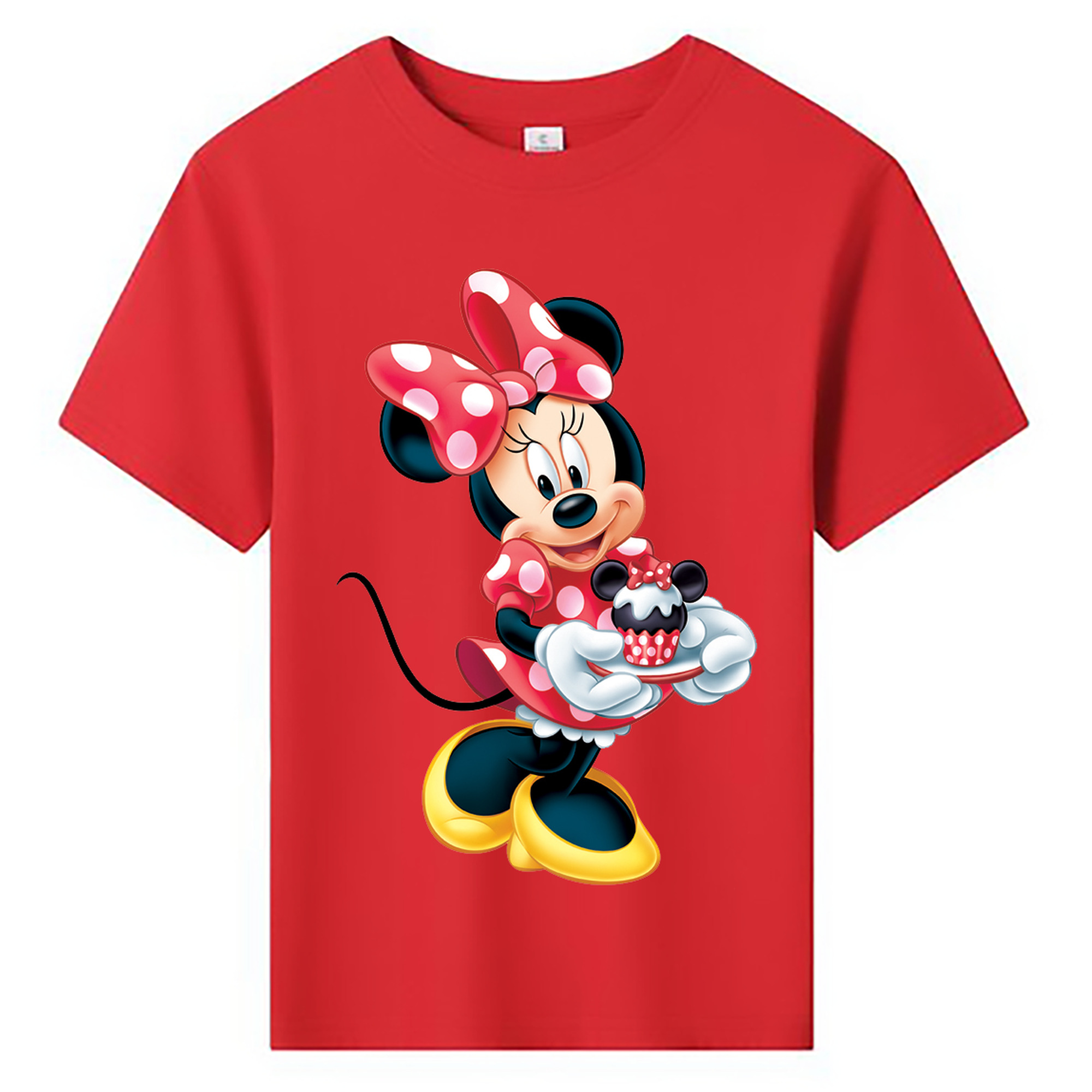 ミッキーマウス Mickey Mouse 綿100％キッズTシャツ（フロントプリント）