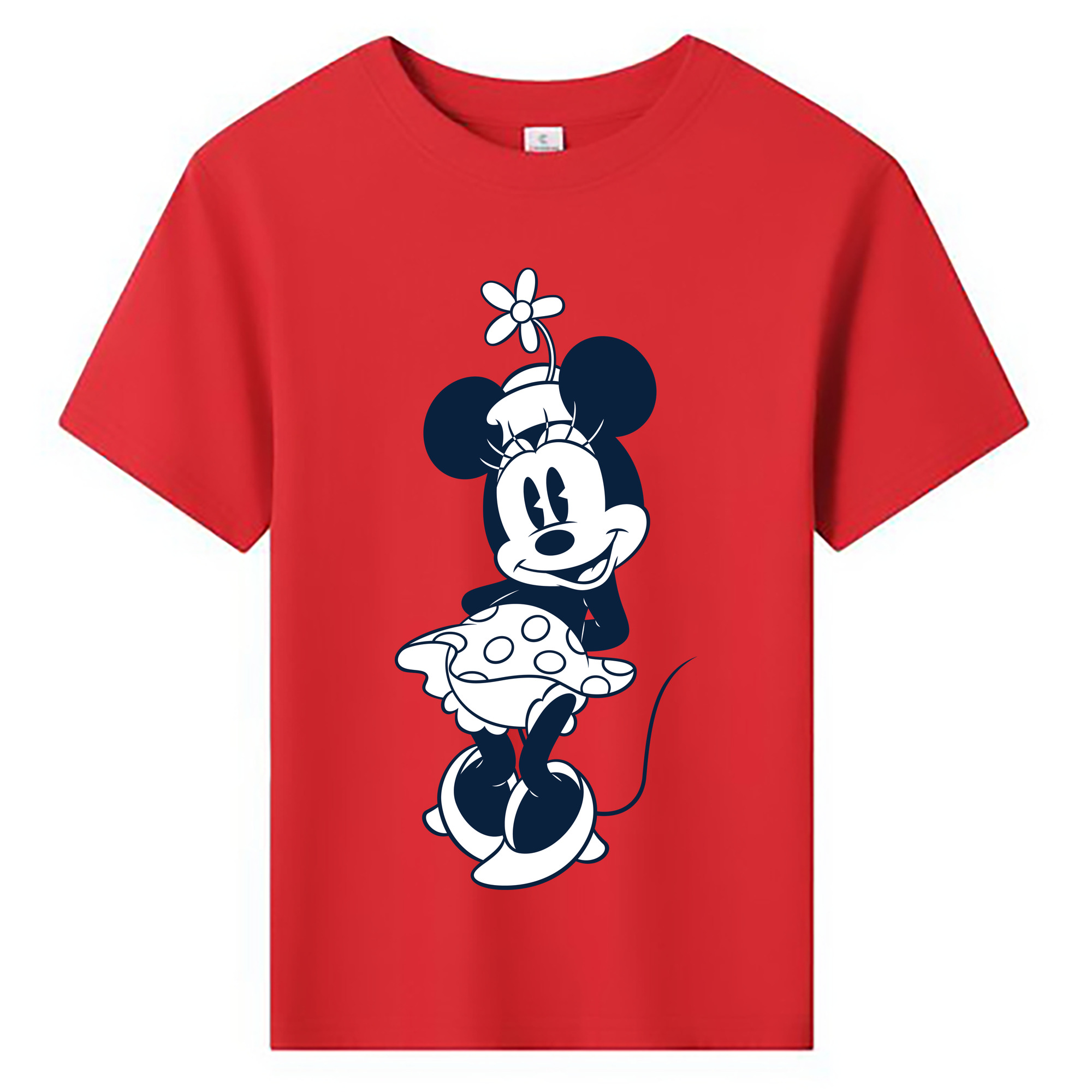 ミッキーマウス Mickey Mouse 綿100％キッズTシャツ（フロントプリント）