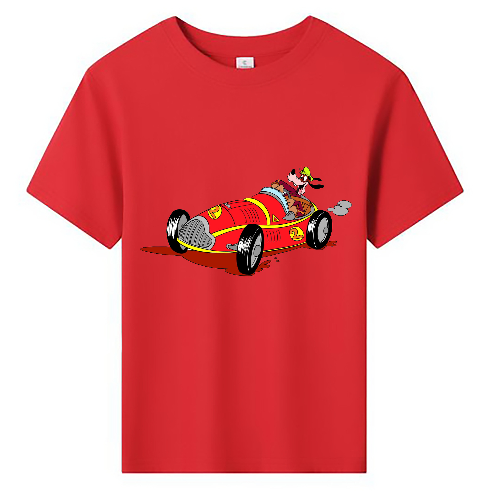ミッキーマウス Mickey Mouse 綿100％キッズTシャツ（フロントプリント）