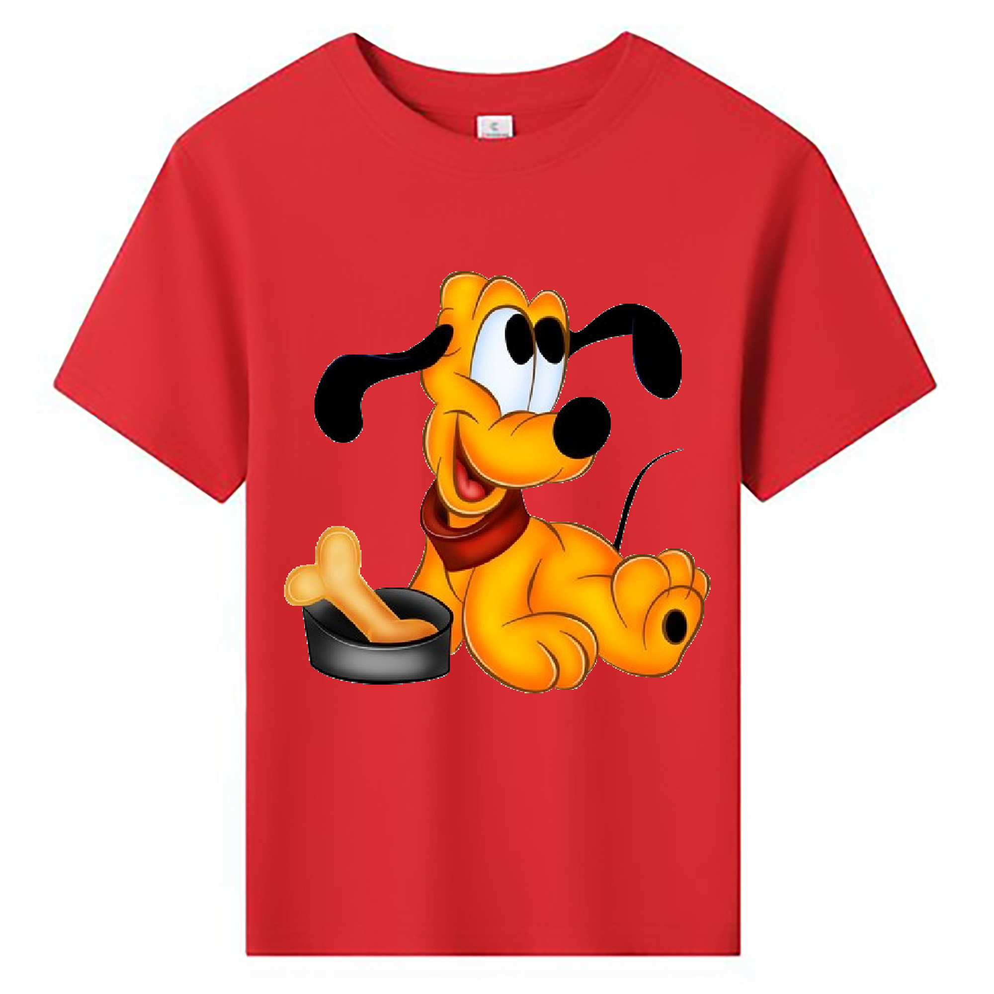 ミッキーマウス Mickey Mouse 綿100％キッズTシャツ（フロントプリント）